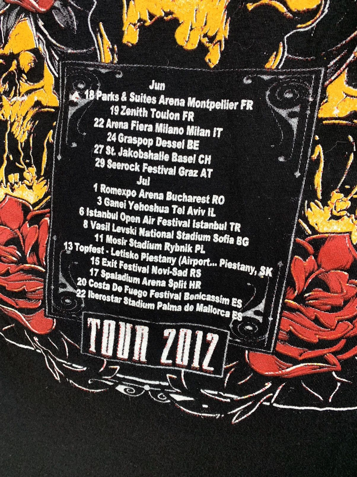 Band Tees Vintage Guns N’ Roses Tour 2012 T-Shirt Size US S / EU 44-46 / 1 - 10 Thumbnail