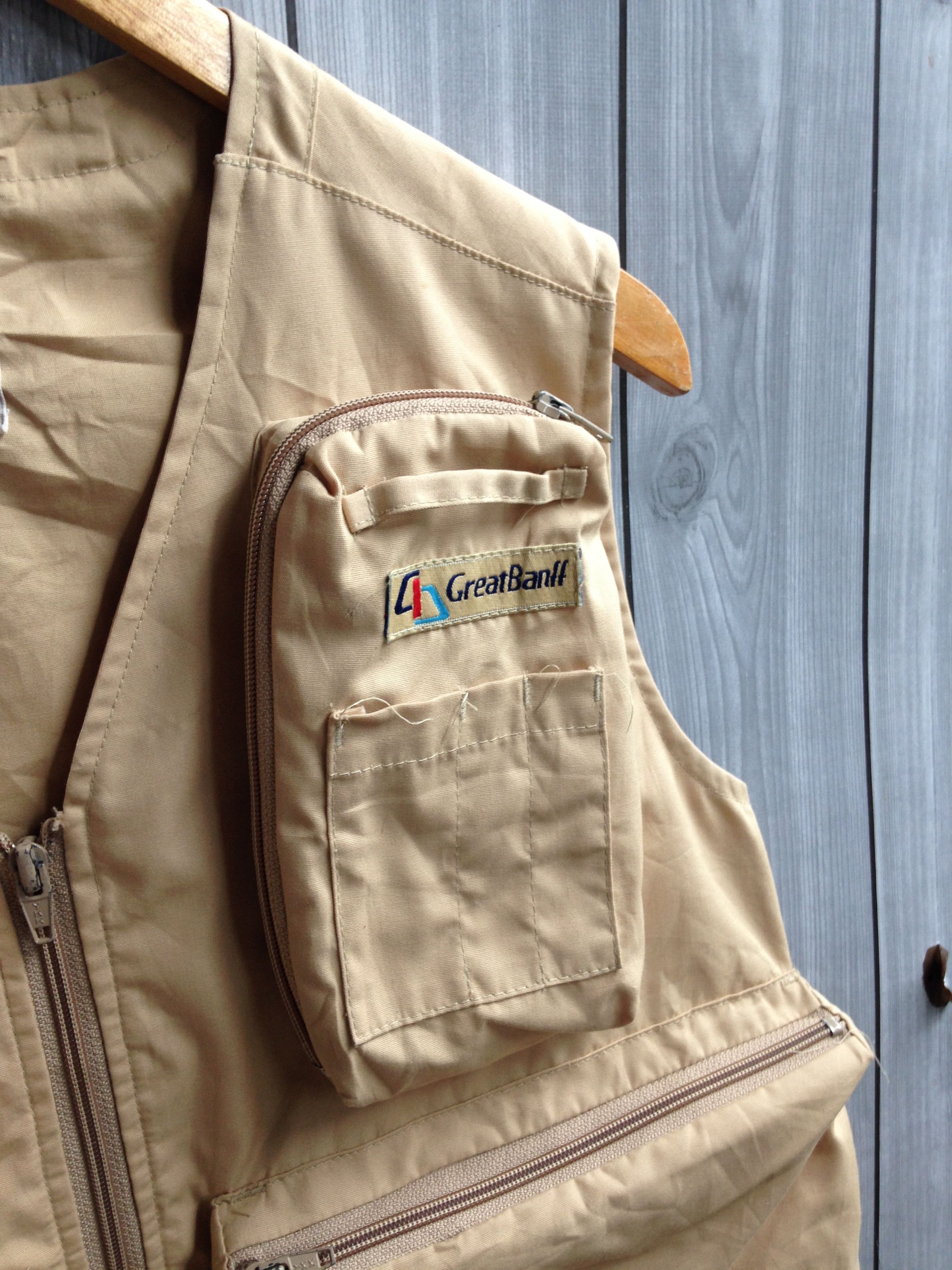 Japanese Brand Tactical Multi Pocket Beige Bomber Vest Size US M / EU 48-50 / 2 - 2 Thumbnail