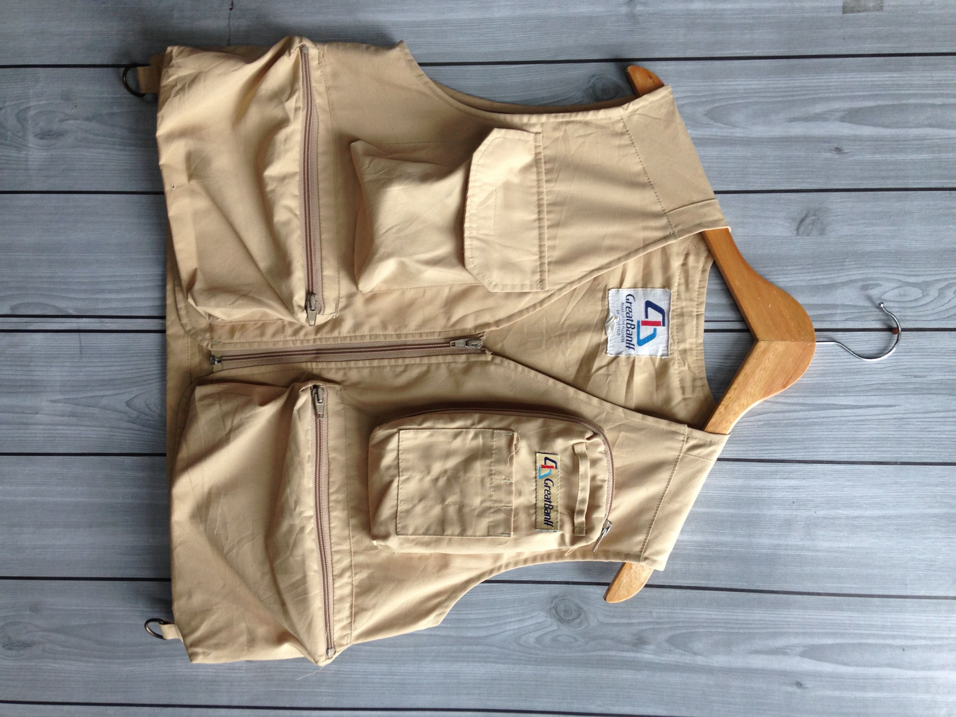 Japanese Brand Tactical Multi Pocket Beige Bomber Vest Size US M / EU 48-50 / 2 - 1 Thumbnail