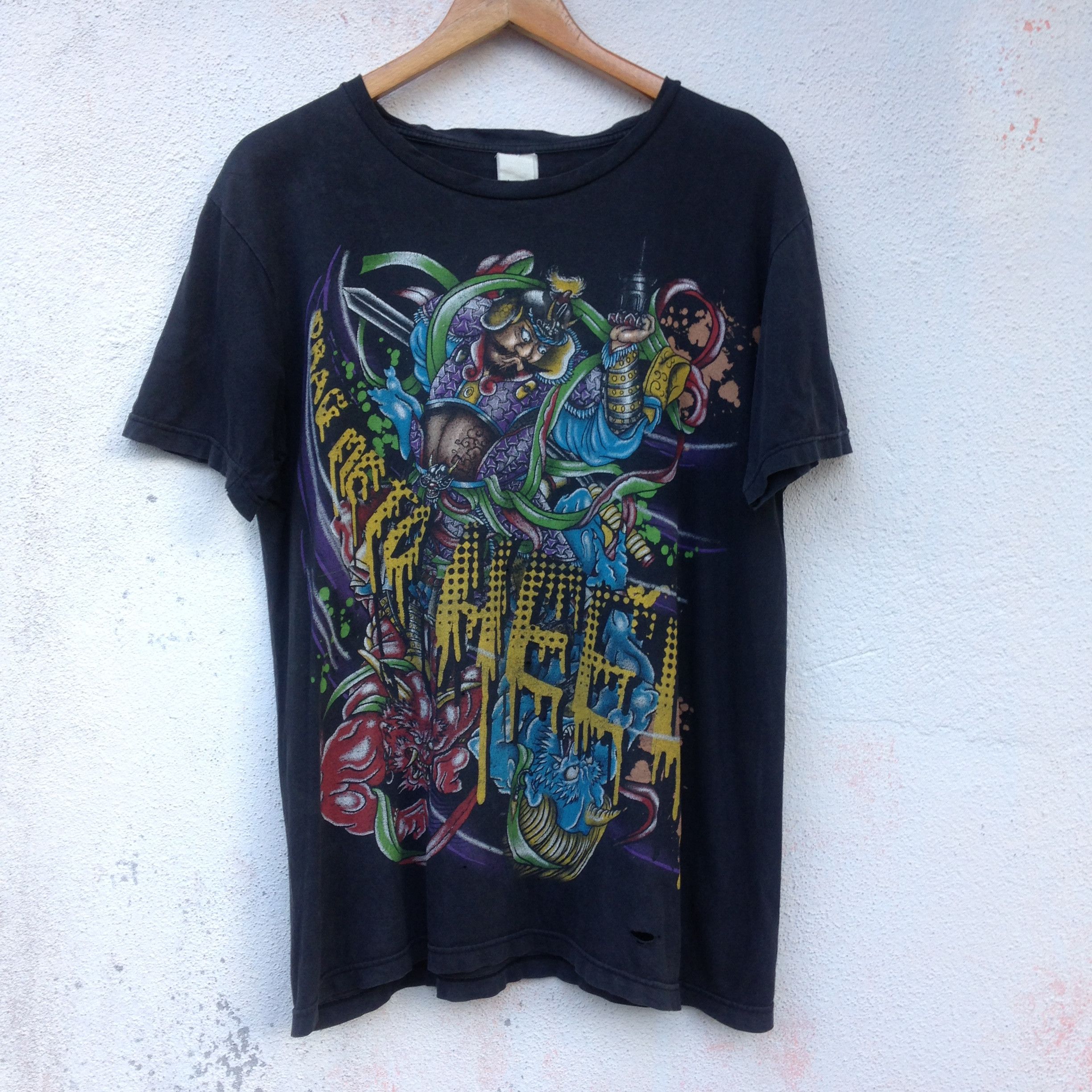 'Drag Me To Hell' Overprint Tee