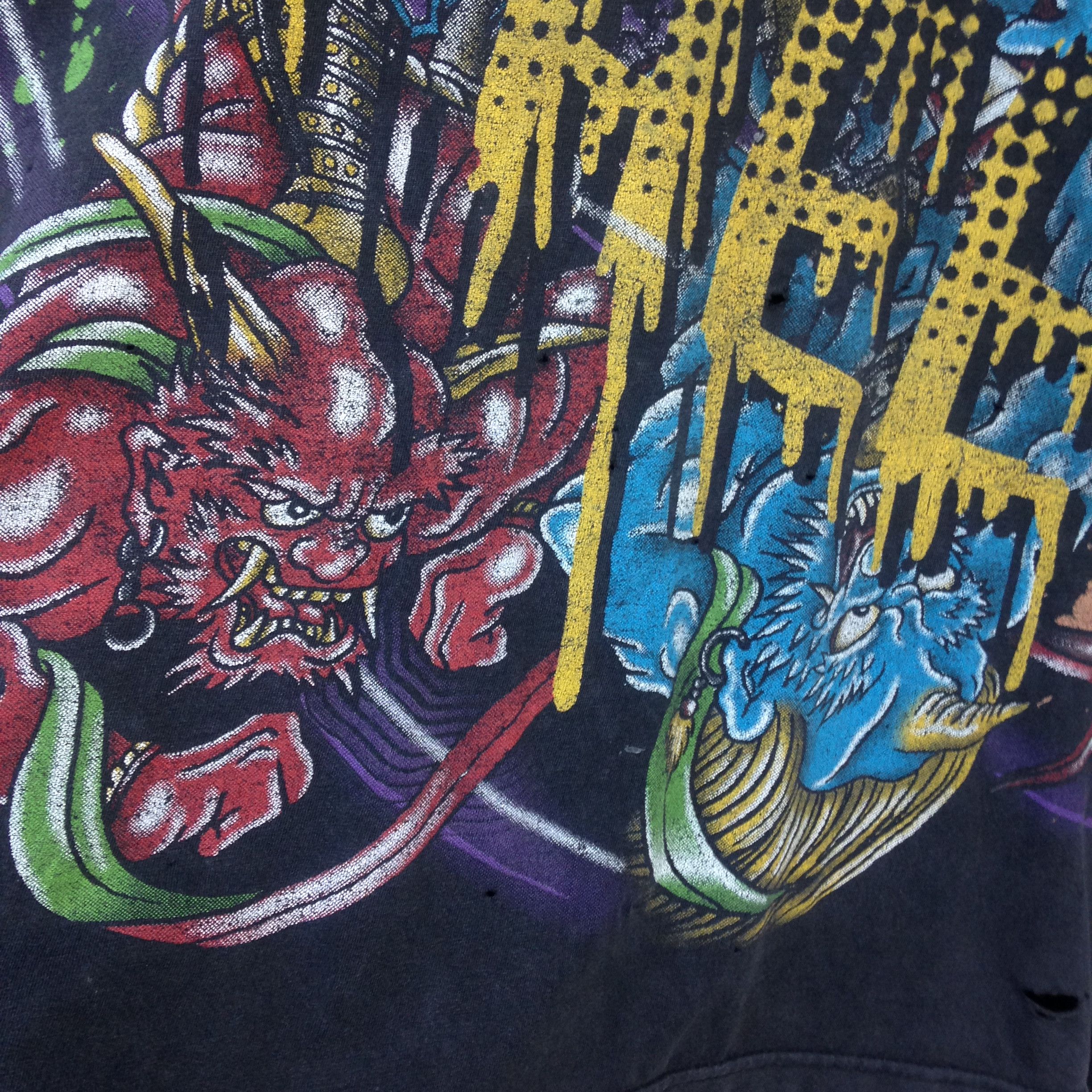 Band Tees 'Drag Me To Hell' Overprint Tee Size US L / EU 52-54 / 3 - 3 Thumbnail