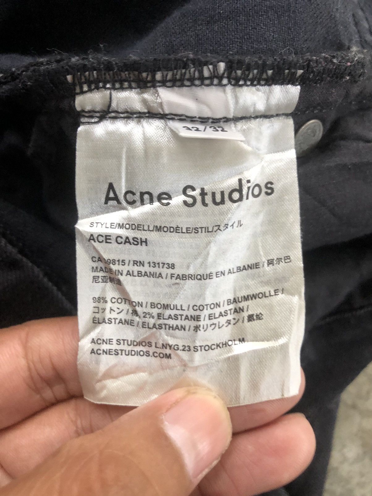 Acne Studios Acne Studios Distressed Jeans Skinny Jeans Size US 32 / EU 48 - 18 Thumbnail