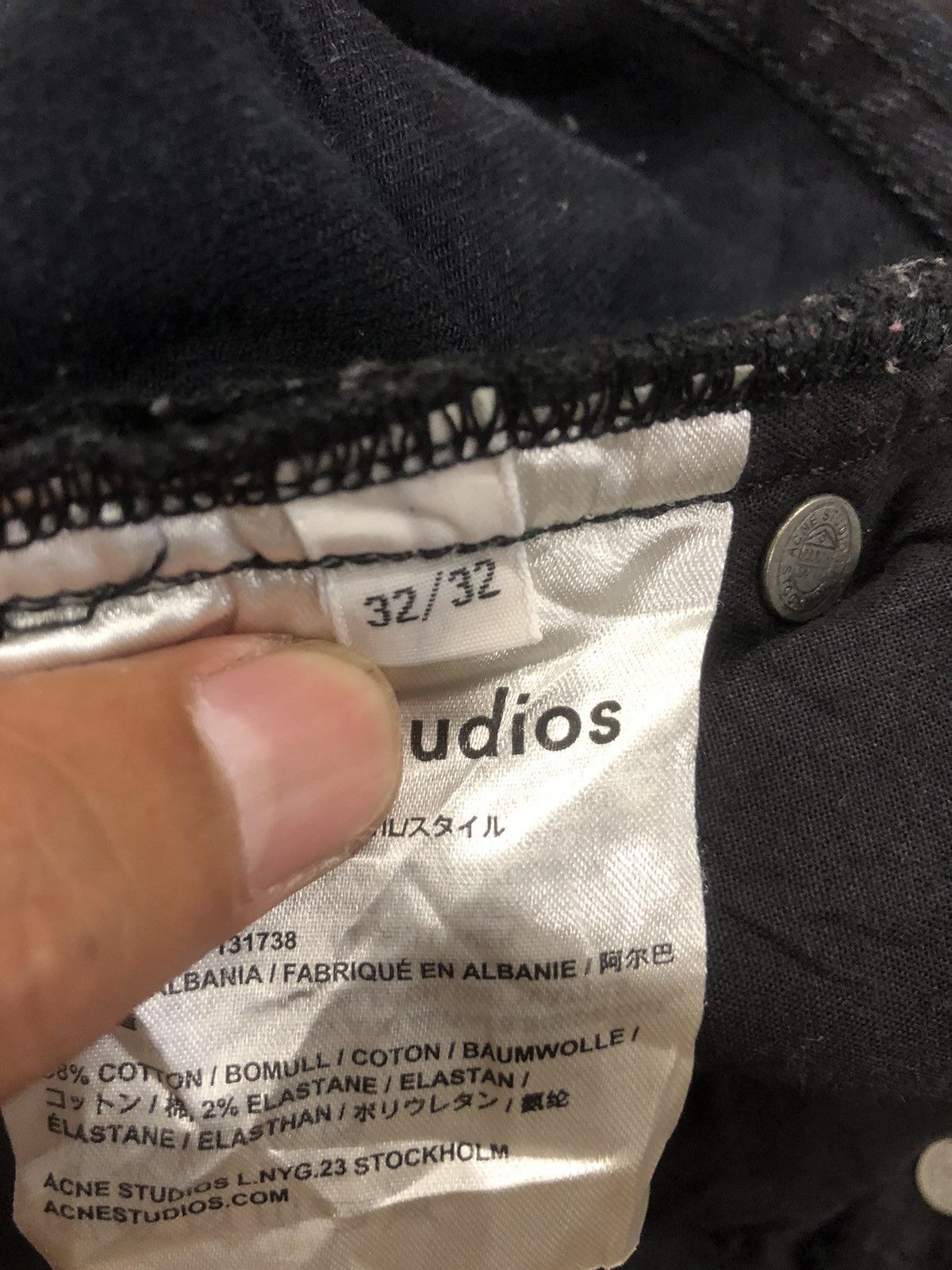 Acne Studios Acne Studios Distressed Jeans Skinny Jeans Size US 32 / EU 48 - 20 Thumbnail