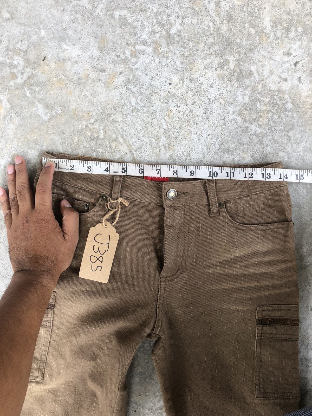 If Six Was Nine Japanese Igni Flared Jeans Cargo Pants Size US 28 / EU 44 - 14 Thumbnail