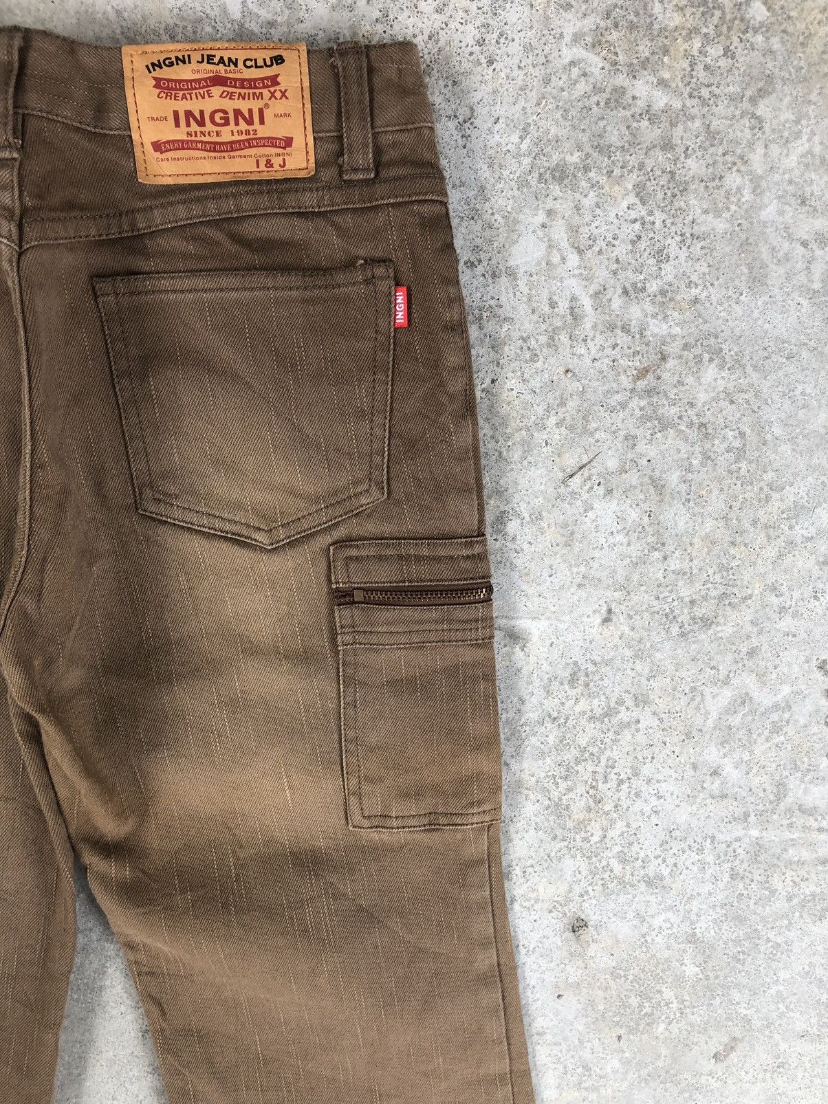If Six Was Nine Japanese Igni Flared Jeans Cargo Pants Size US 28 / EU 44 - 9 Thumbnail