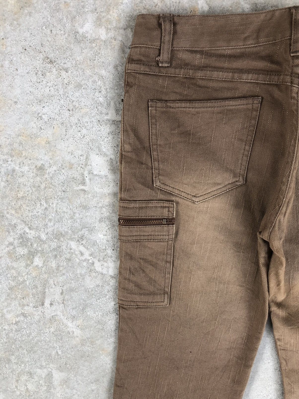 If Six Was Nine Japanese Igni Flared Jeans Cargo Pants Size US 28 / EU 44 - 8 Thumbnail