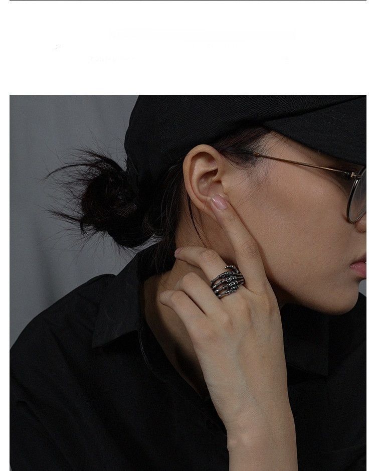 Jewelry Bone hand Rings Size ONE SIZE - 5 Thumbnail