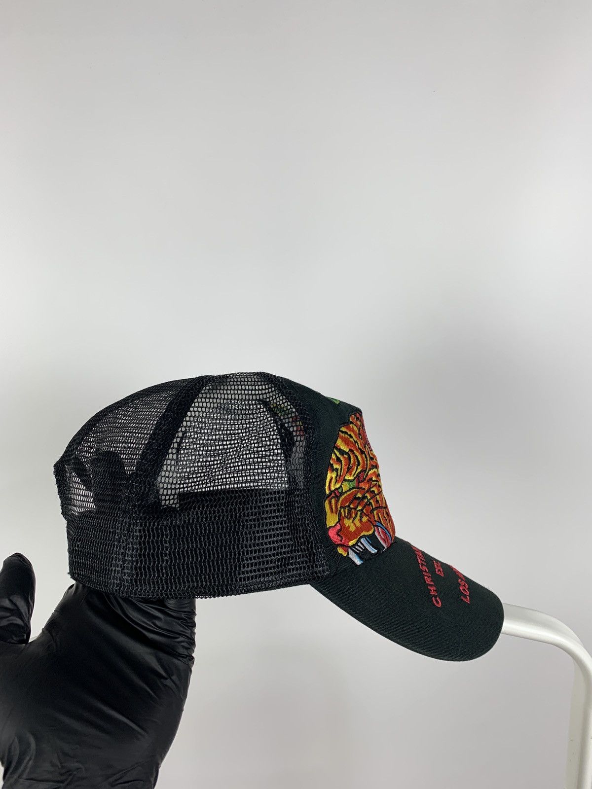 Christian Audigier Vintage Ed Hardy Christian Audigier Tiger Black Trucker Cap Size ONE SIZE - 10 Thumbnail