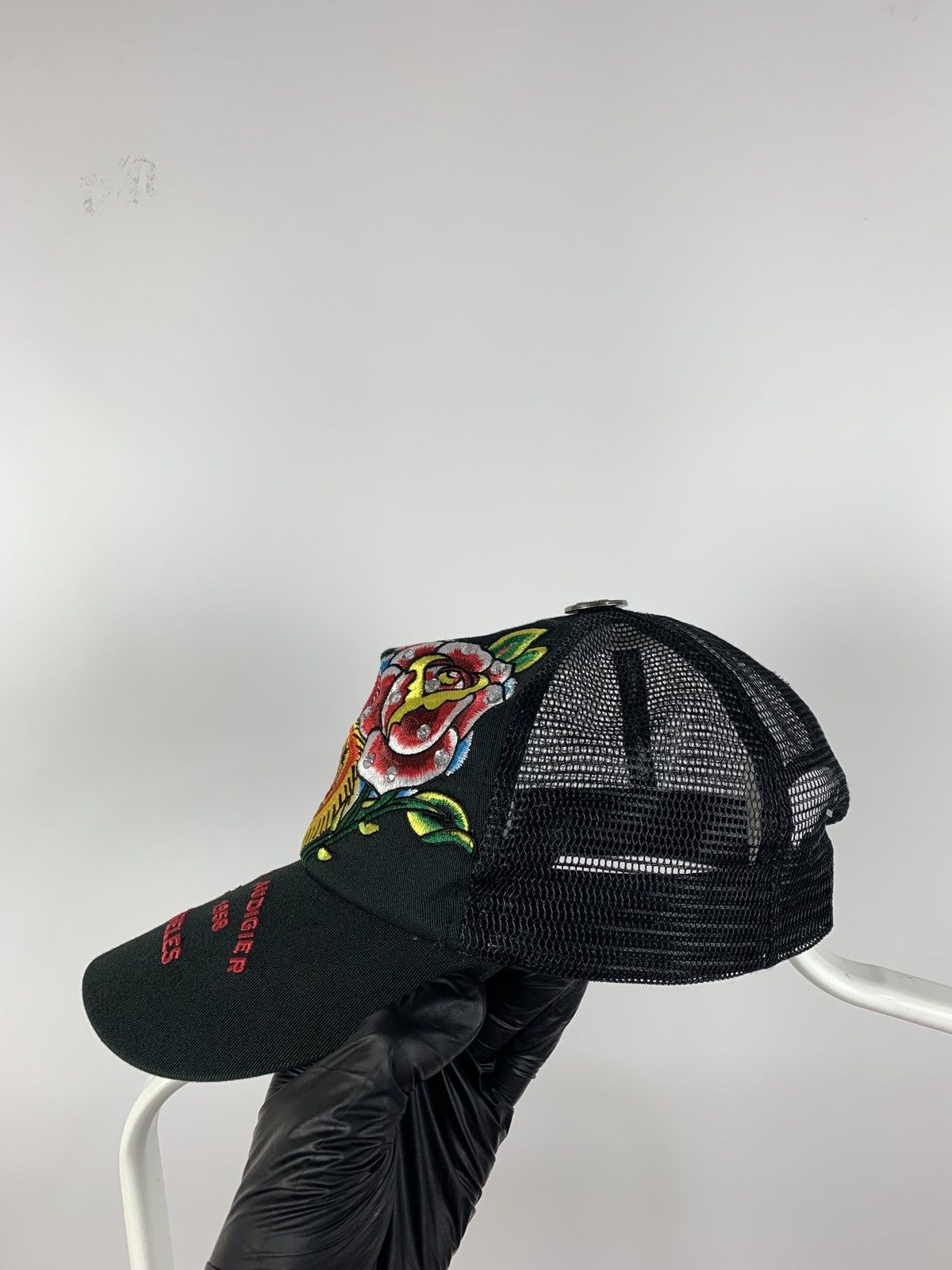 Christian Audigier Vintage Ed Hardy Christian Audigier Tiger Black Trucker Cap Size ONE SIZE - 12 Thumbnail