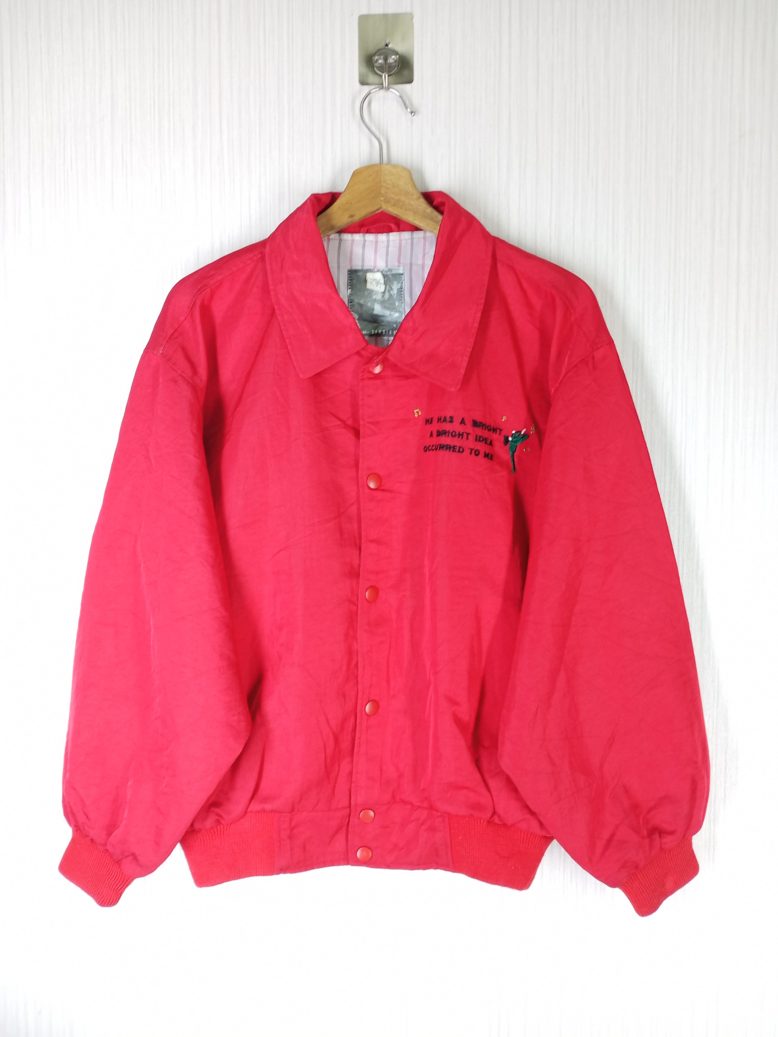 Band Tees × Rap Tees × Vintage Rare Vintage Noise Band Bomber Jacket Size US L / EU 52-54 / 3 - 2 Thumbnail