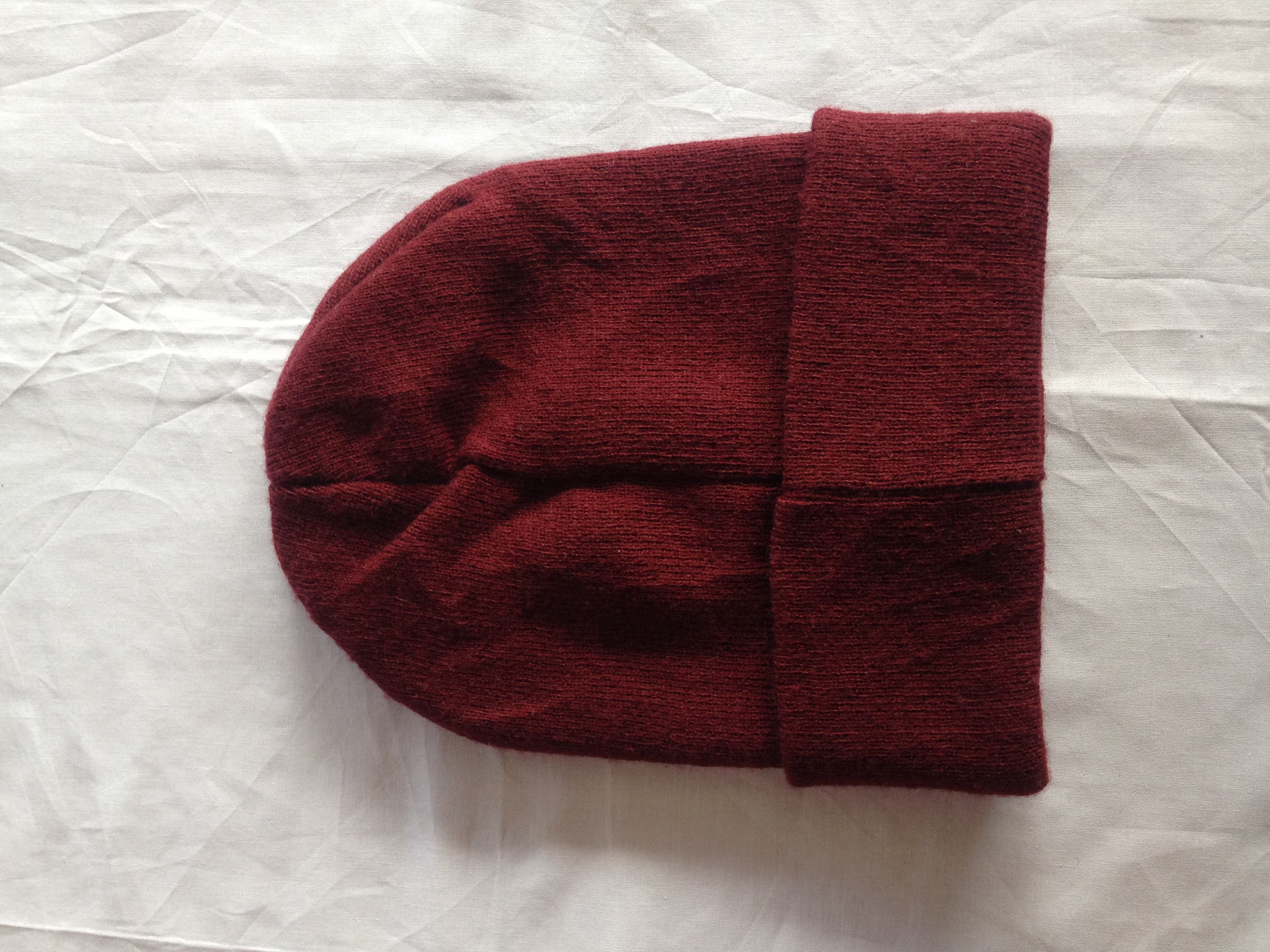 Champion Champion Big Embroidered Logo Red Beanie Size ONE SIZE - 4 Thumbnail