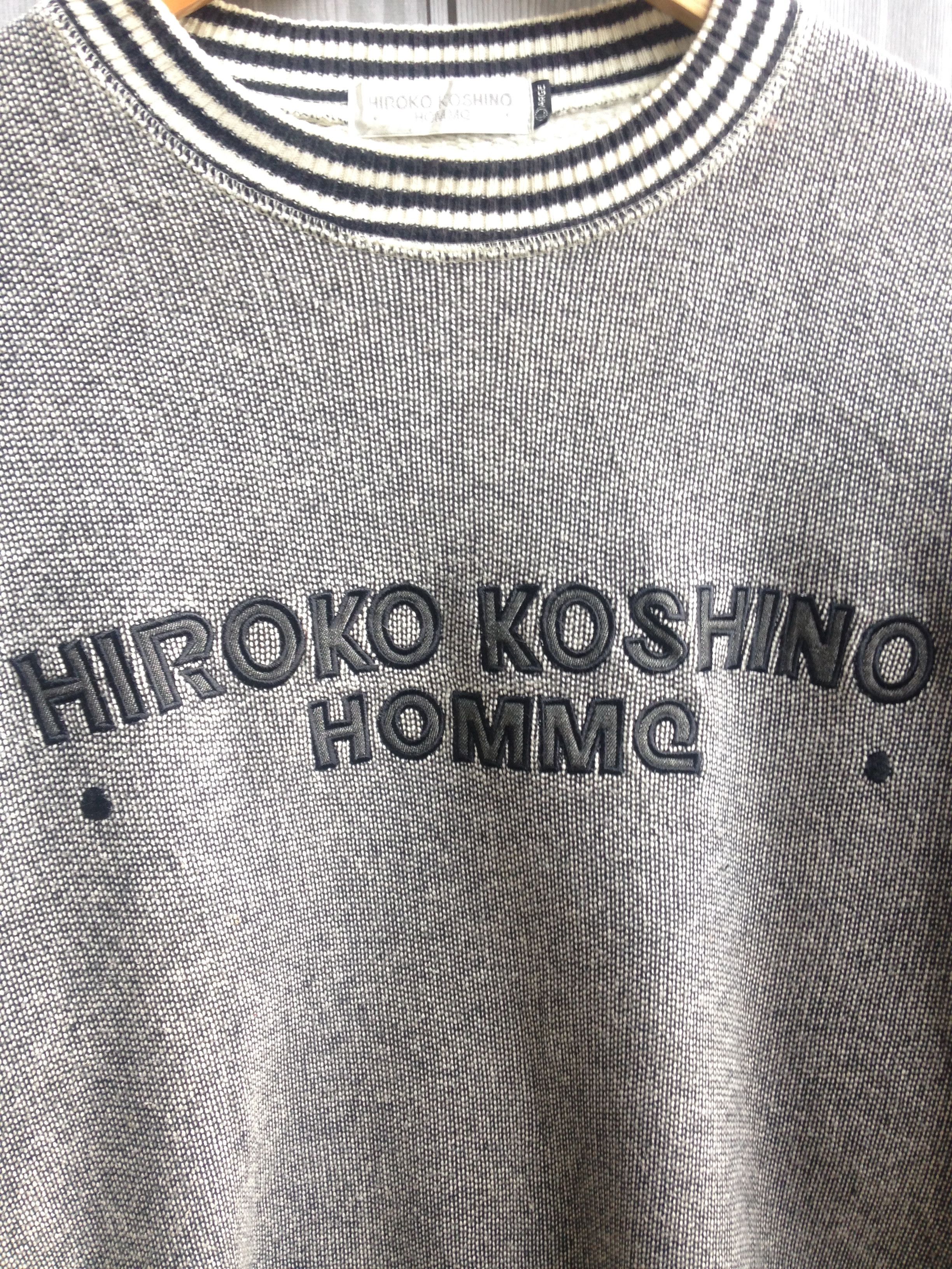 Designer × Hiroko Koshino Homme Hiroko Koshino Embroidered Jumper Sweatshirt Size US L / EU 52-54 / 3 - 3 Thumbnail