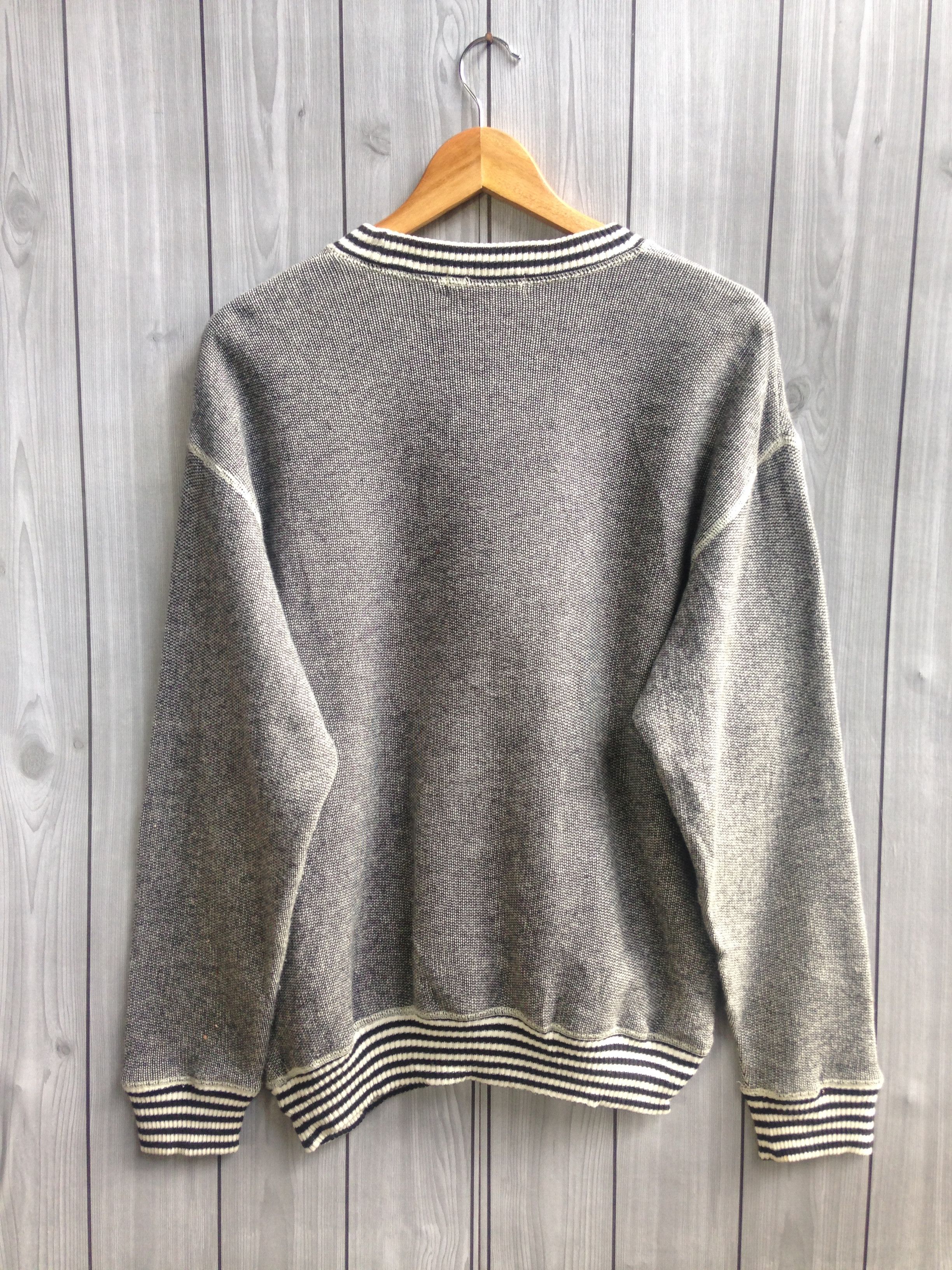 Designer × Hiroko Koshino Homme Hiroko Koshino Embroidered Jumper Sweatshirt Size US L / EU 52-54 / 3 - 4 Thumbnail