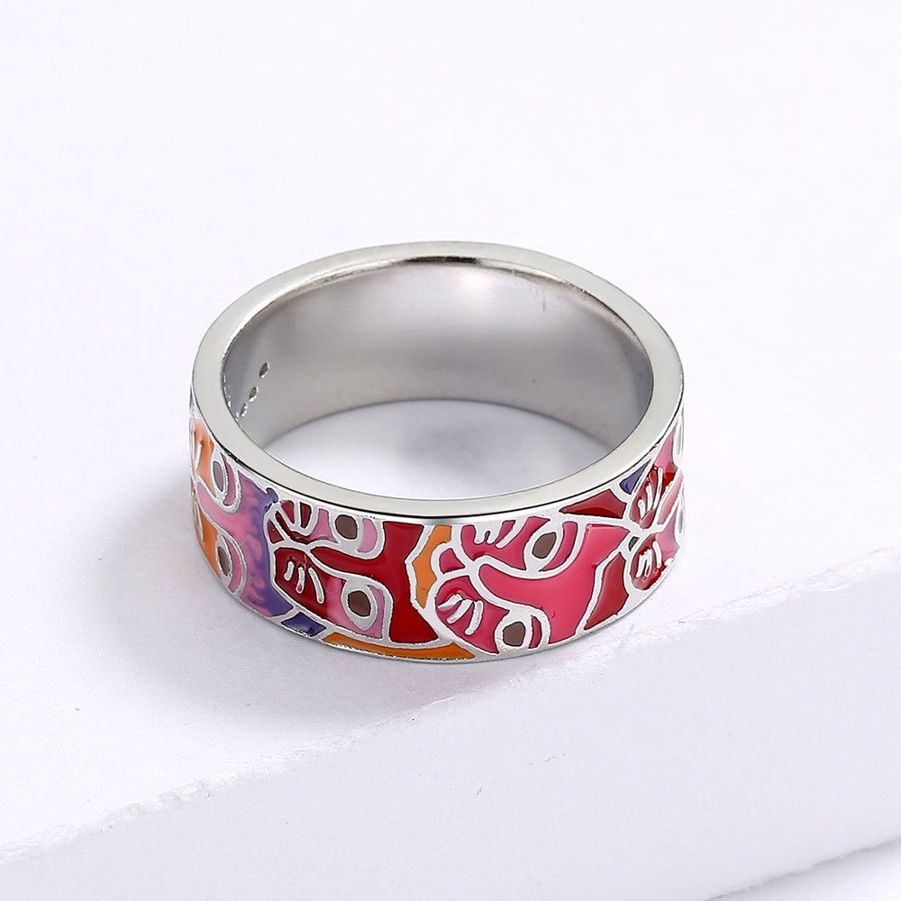 Jewelry Cat Face Ring Size ONE SIZE - 6 Thumbnail