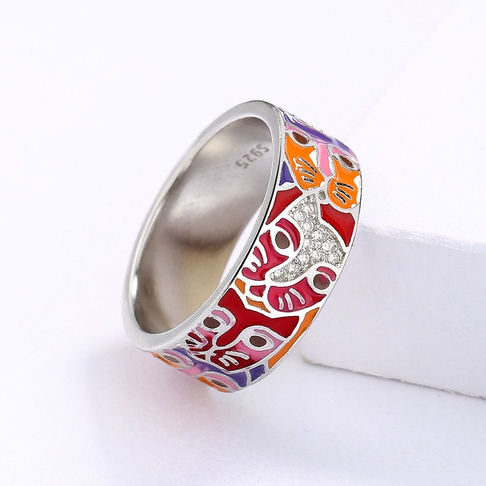 Jewelry Cat Face Ring Size ONE SIZE - 3 Thumbnail