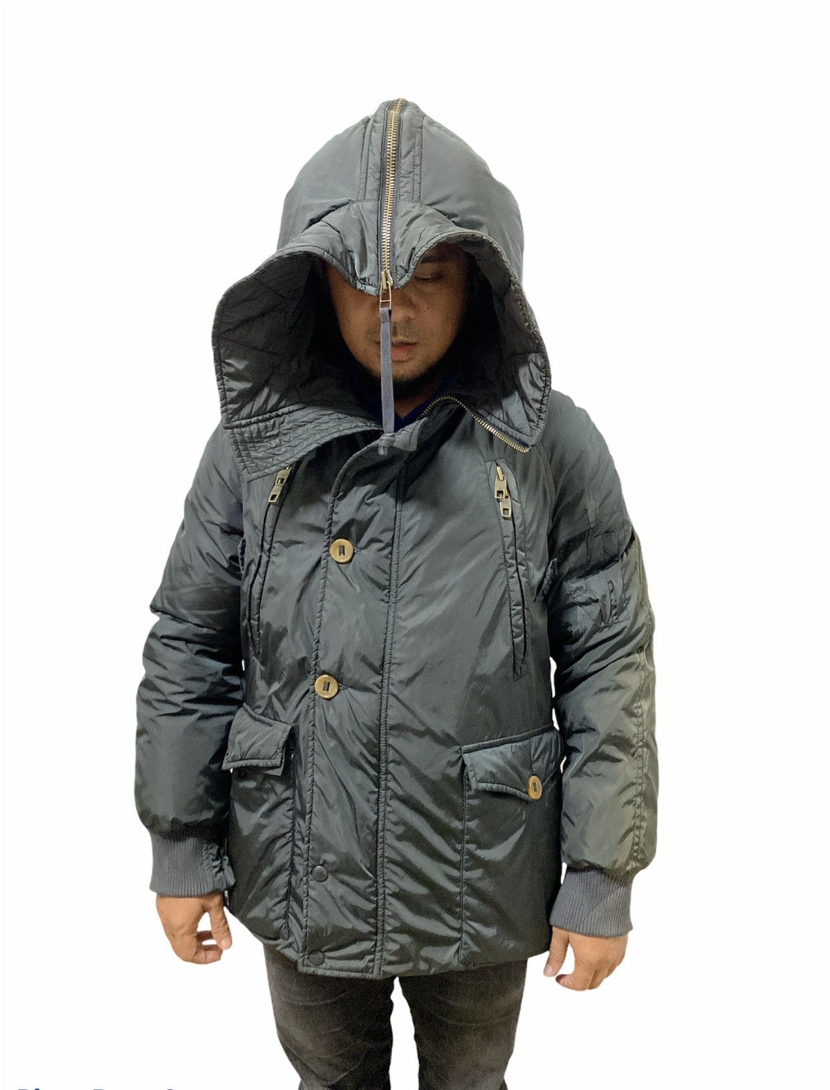 Griffin Griffin Puffer Down Jacket Full Zipper Design With Hoodie Size US S / EU 44-46 / 1 - 10 Thumbnail