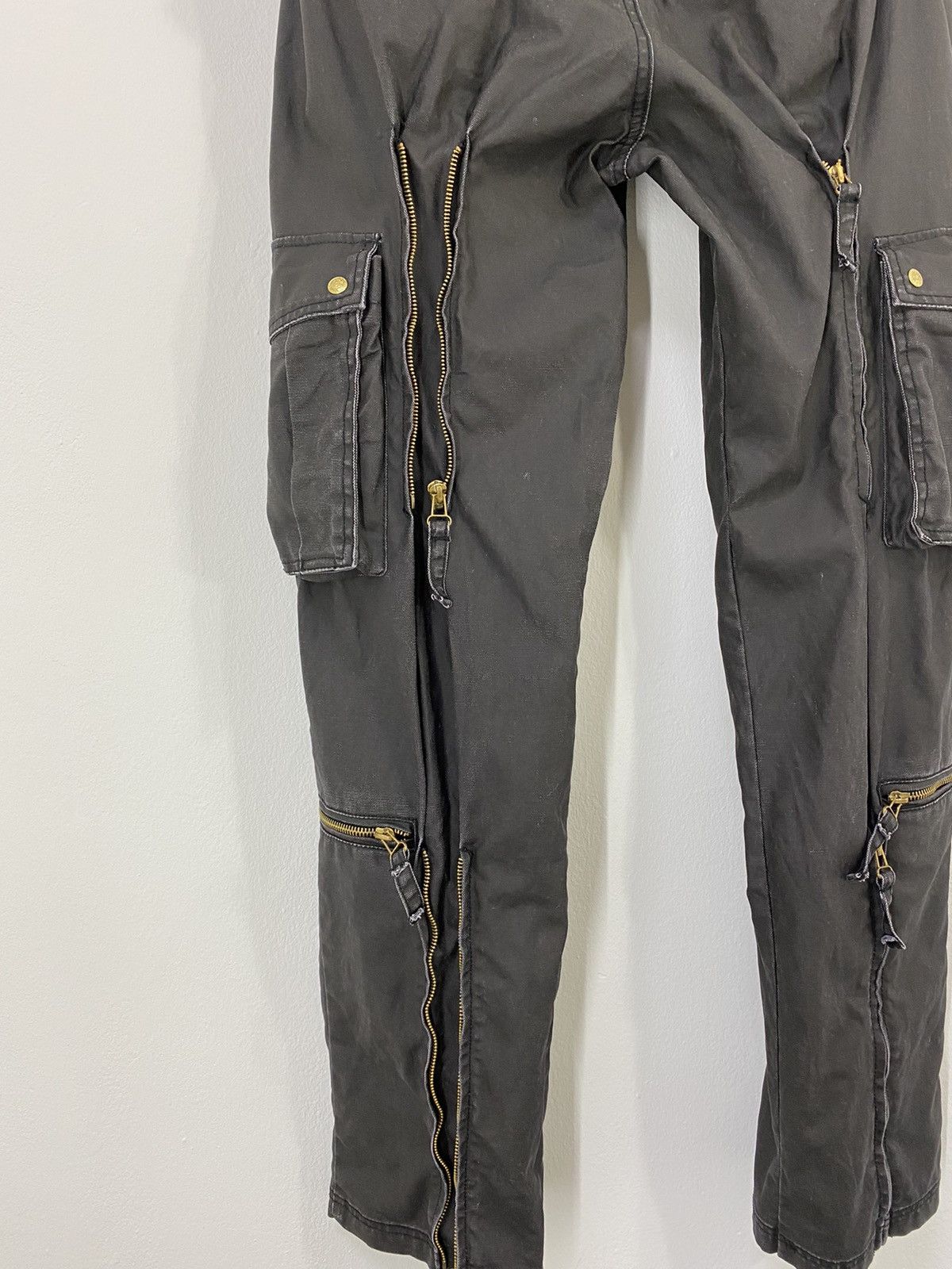 Japanese Brand Tactical Parachute Cargo Pant Multi Pocket Design Size US 32 / EU 48 - 8 Thumbnail