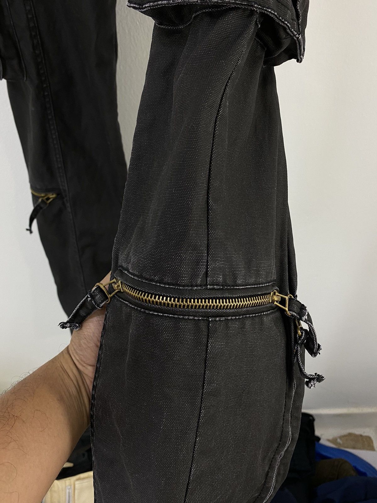 Japanese Brand Tactical Parachute Cargo Pant Multi Pocket Design Size US 32 / EU 48 - 12 Thumbnail