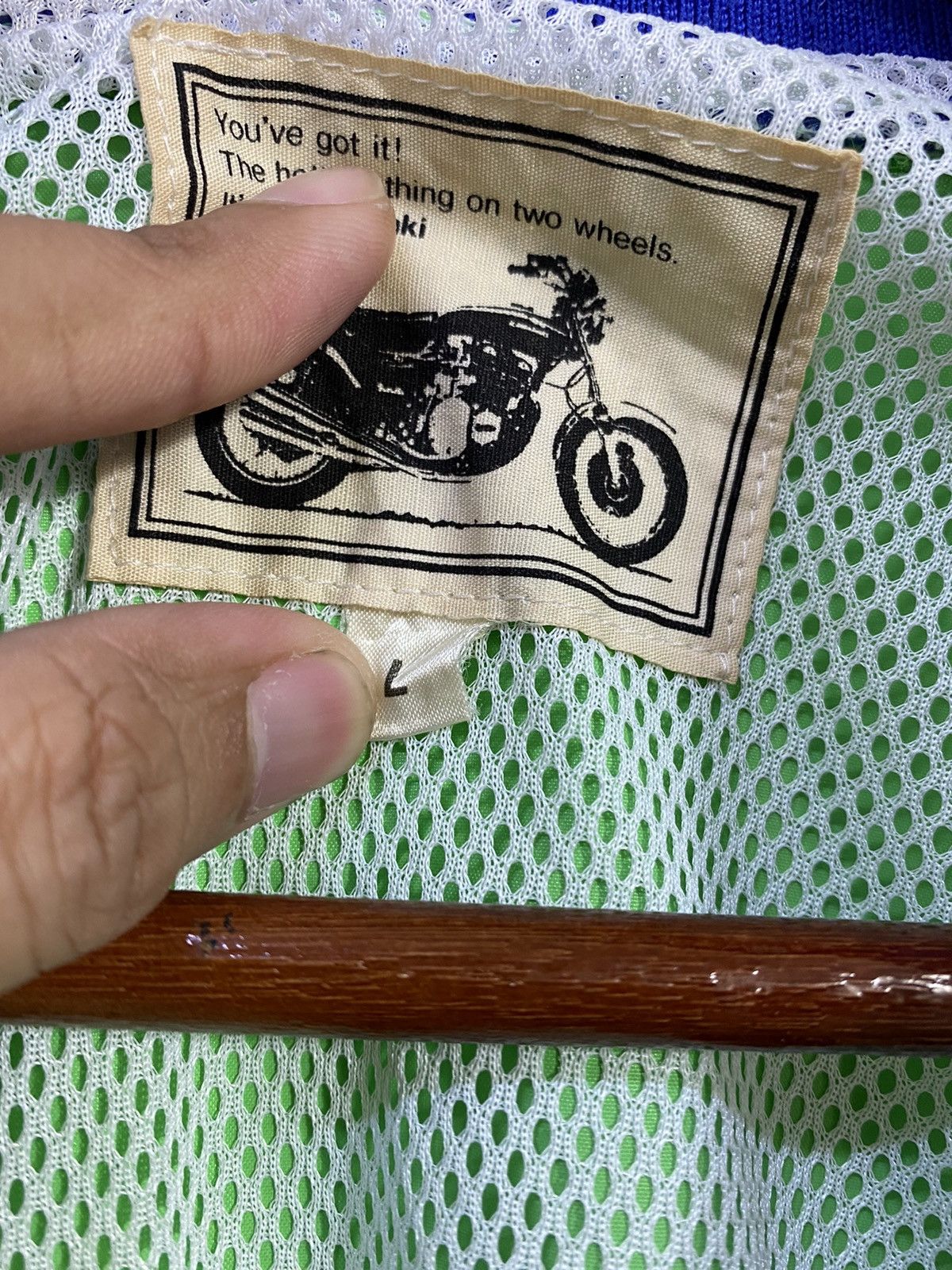 Vintage Vintage Kawasaki Racing American Flag Design Nice Design Size US L / EU 52-54 / 3 - 9 Thumbnail