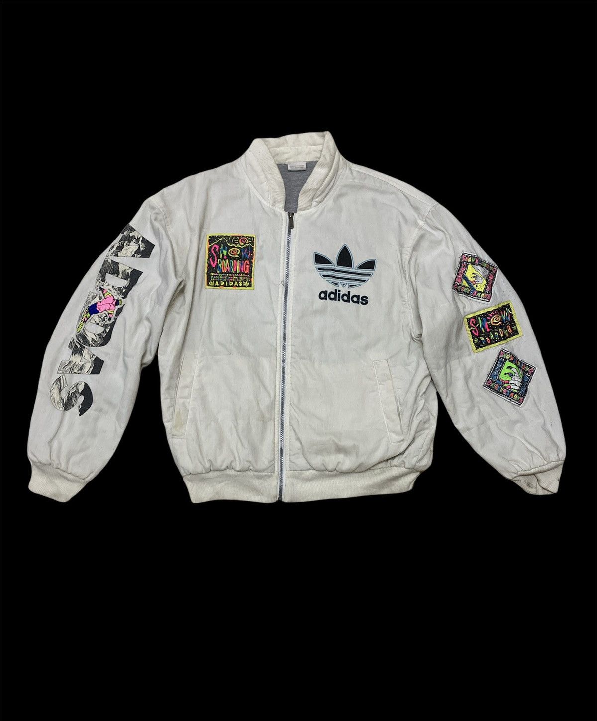 Adidas Adidas Bomber Jacket Snow Boarding Multicolour surf Picture Size US L / EU 52-54 / 3 - 2 Thumbnail