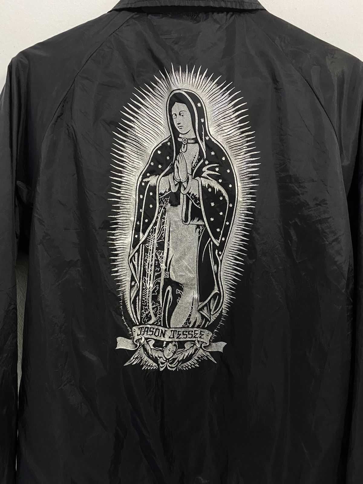 Santa Cruz Skateboards Santa Cruz Pray For Me Button Windbreaker Jacket Design Size US M / EU 48-50 / 2 - 7 Thumbnail
