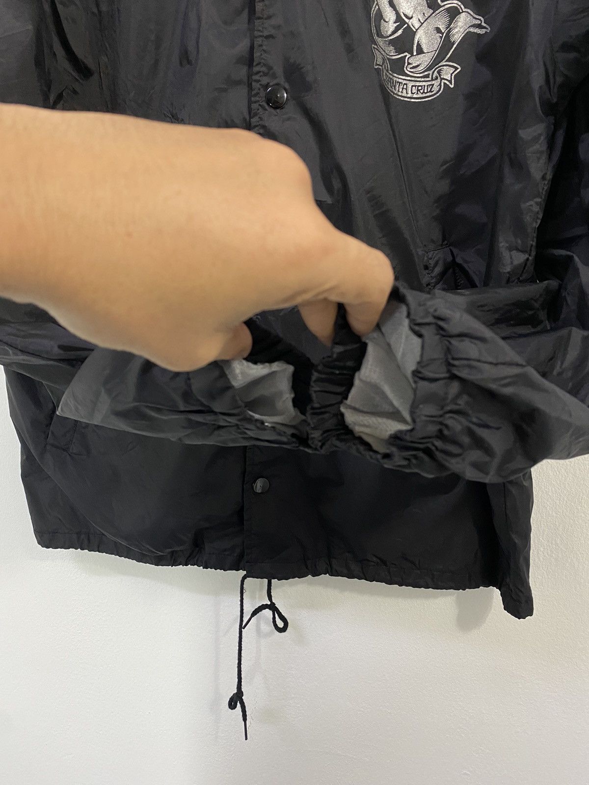 Santa Cruz Skateboards Santa Cruz Pray For Me Button Windbreaker Jacket Design Size US M / EU 48-50 / 2 - 6 Thumbnail