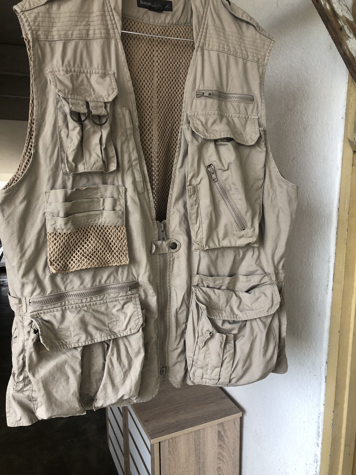 Banana Republic Vtg Banana Republic Utility Multipocket Hunting Vest Jacket Size US L / EU 52-54 / 3 - 7 Thumbnail