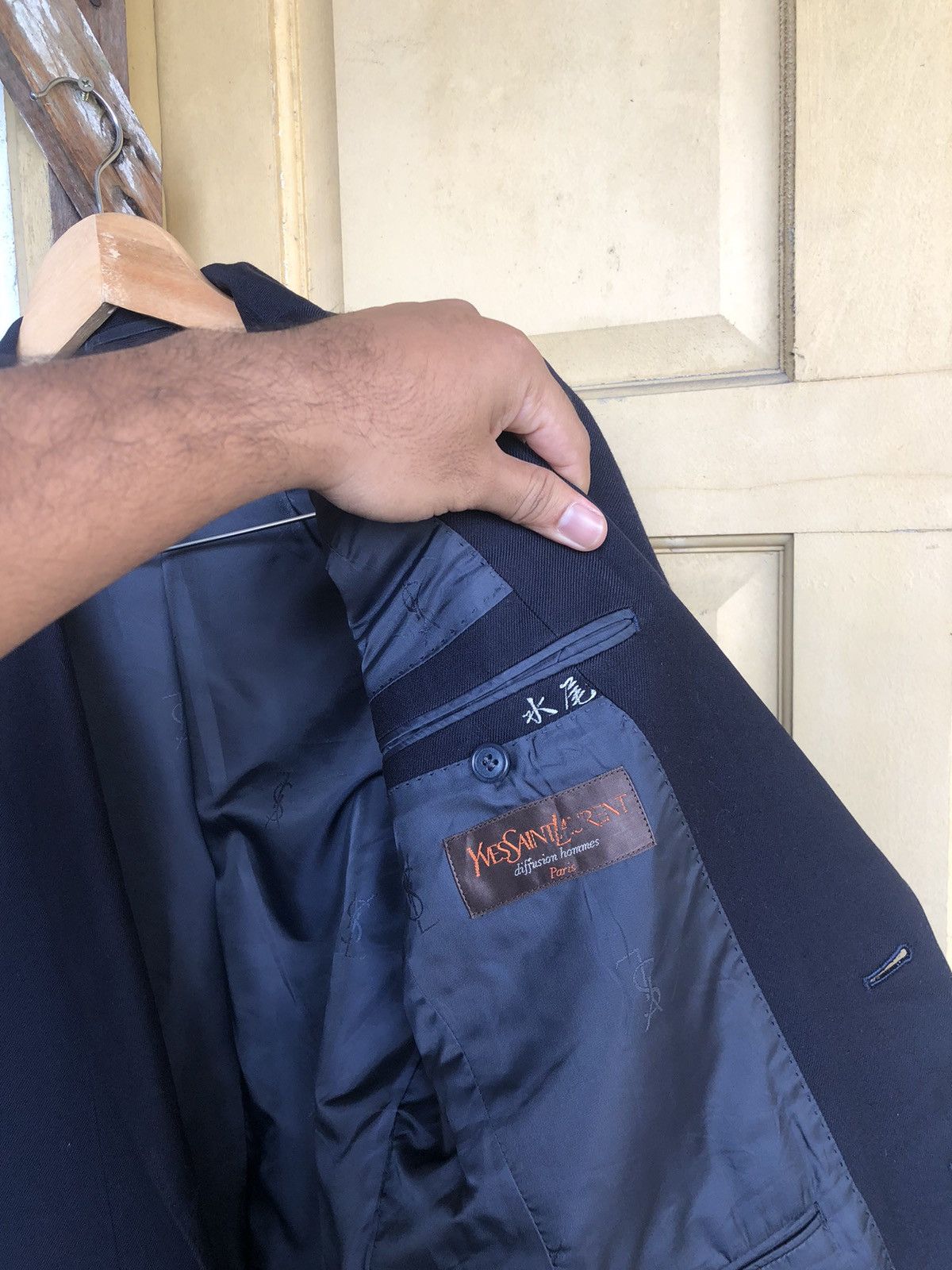 Yves Saint Laurent Vintage 90s Yves Saint Laurent Single Breasted Blazer Size US S / EU 44-46 / 1 - 13 Thumbnail