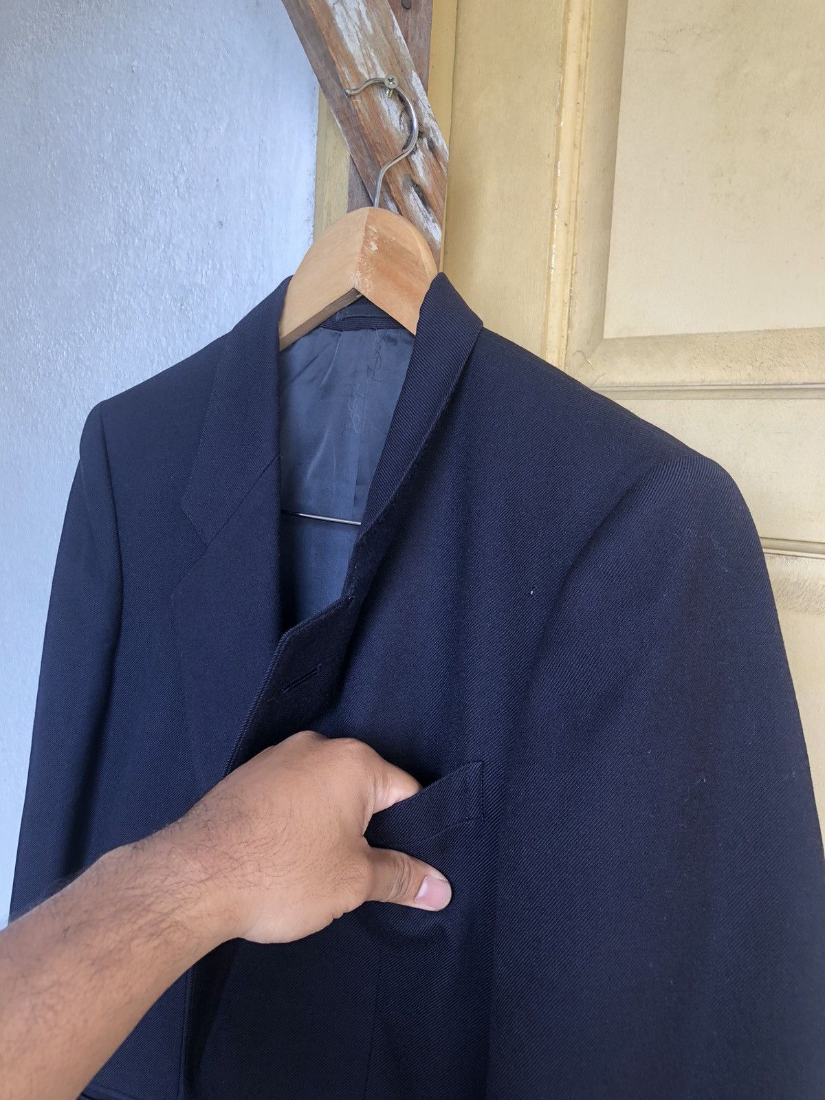 Yves Saint Laurent Vintage 90s Yves Saint Laurent Single Breasted Blazer Size US S / EU 44-46 / 1 - 12 Thumbnail