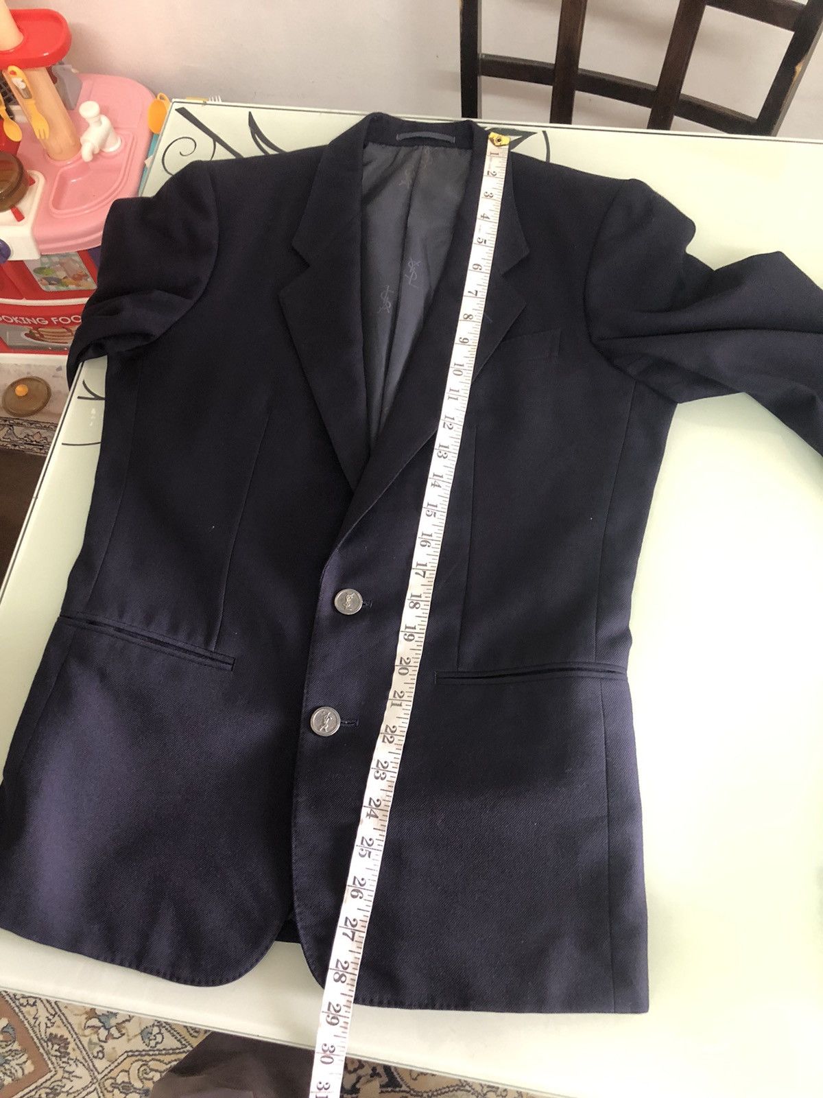 Yves Saint Laurent Vintage 90s Yves Saint Laurent Single Breasted Blazer Size US S / EU 44-46 / 1 - 19 Thumbnail