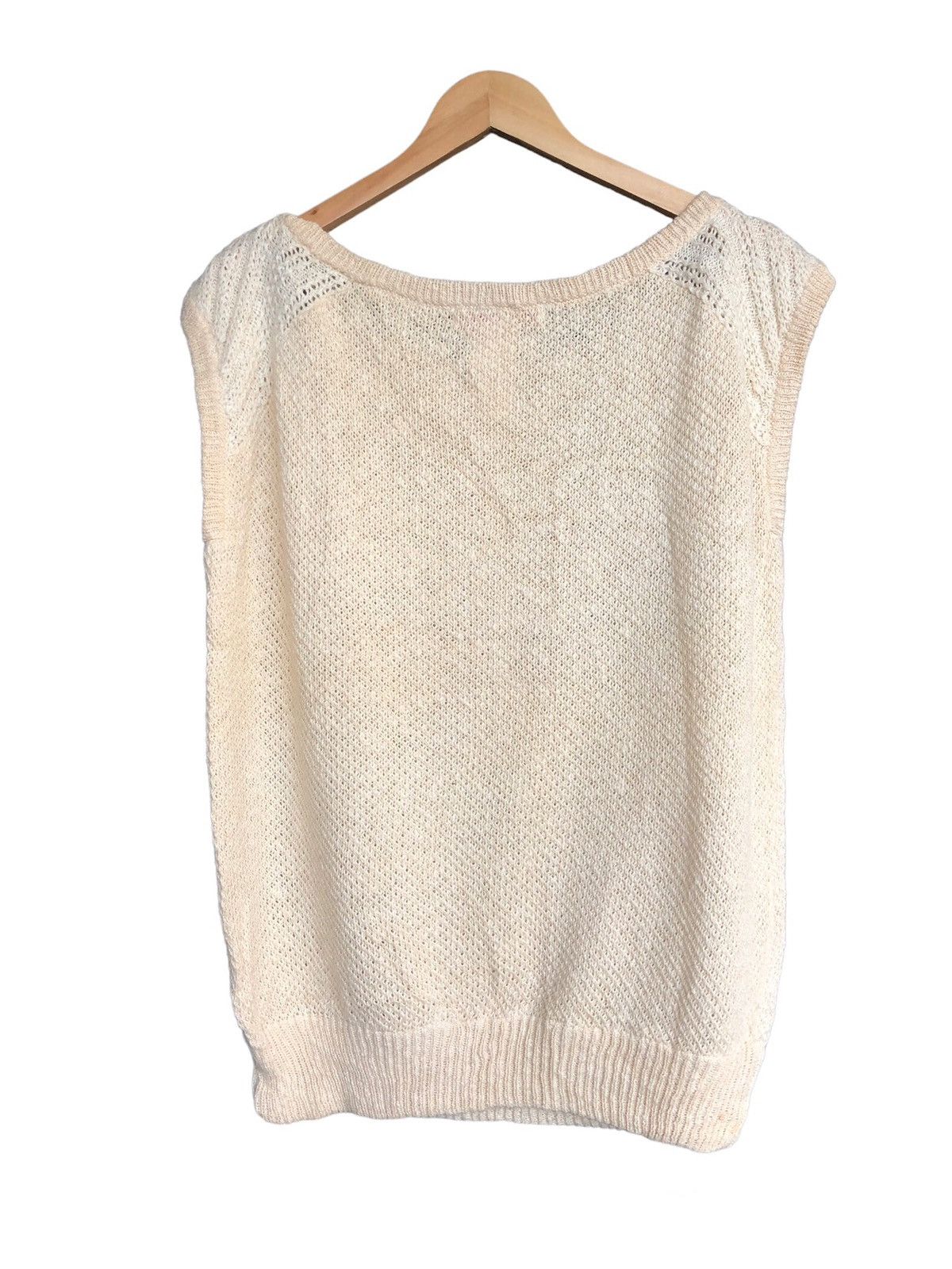 Kansai Yamamoto Rare Vintage Kansai Eye Embroidery Arabic Knit Vest/Cardigan Size M / US 6-8 / IT 42-44 - 2 Thumbnail
