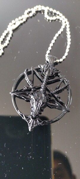 Jewelry Skull Goat Head Pendant Necklace Size ONE SIZE - 3 Thumbnail