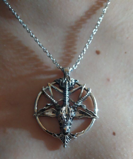 Jewelry Skull Goat Head Pendant Necklace Size ONE SIZE - 6 Thumbnail