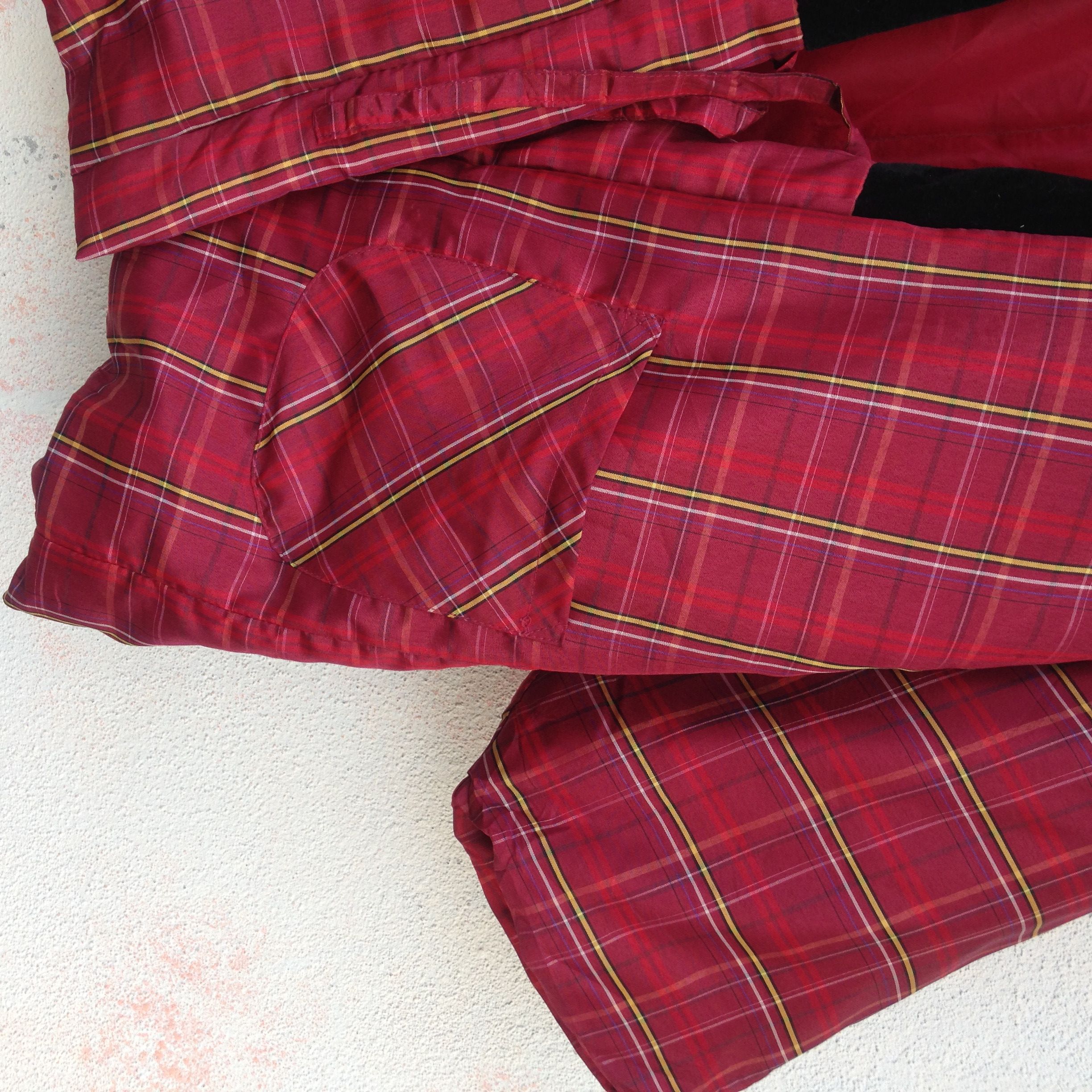 Japanese Brand Japanese Kimono Puffer Down Check Size US L / EU 52-54 / 3 - 3 Thumbnail