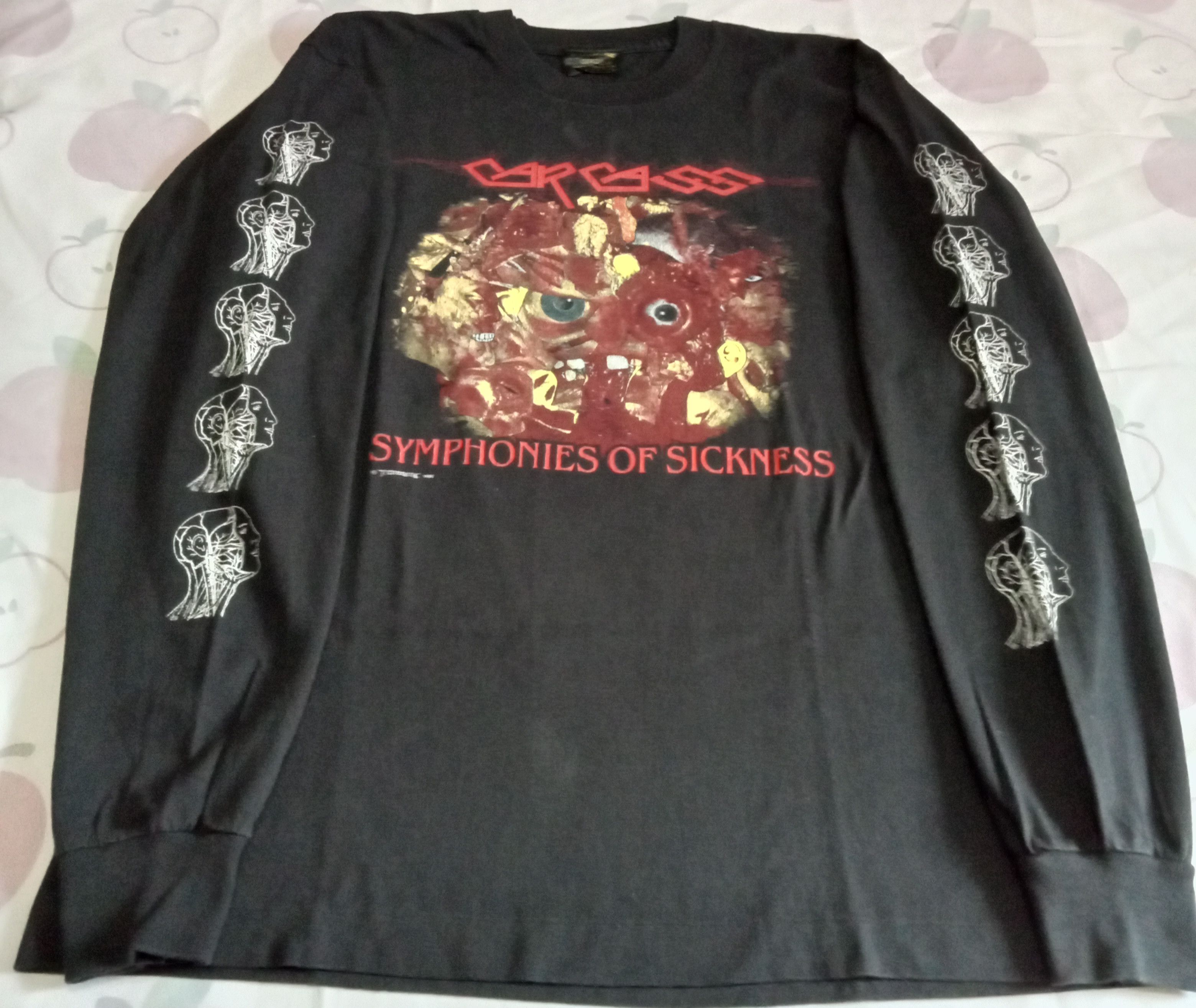 Vintage Carcass Symphonies Of Sickness 1990 Longsleeve Grailed