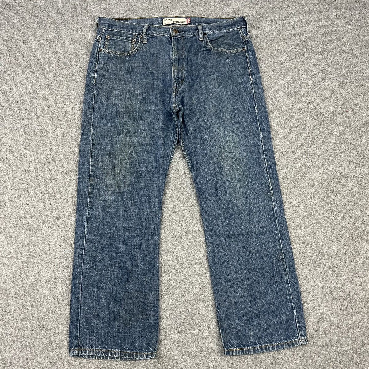 Levi's × Vintage Vintage Levi's 569 Loose Straight Cut -wc018 Size US 38 / EU 54 - 2 Thumbnail
