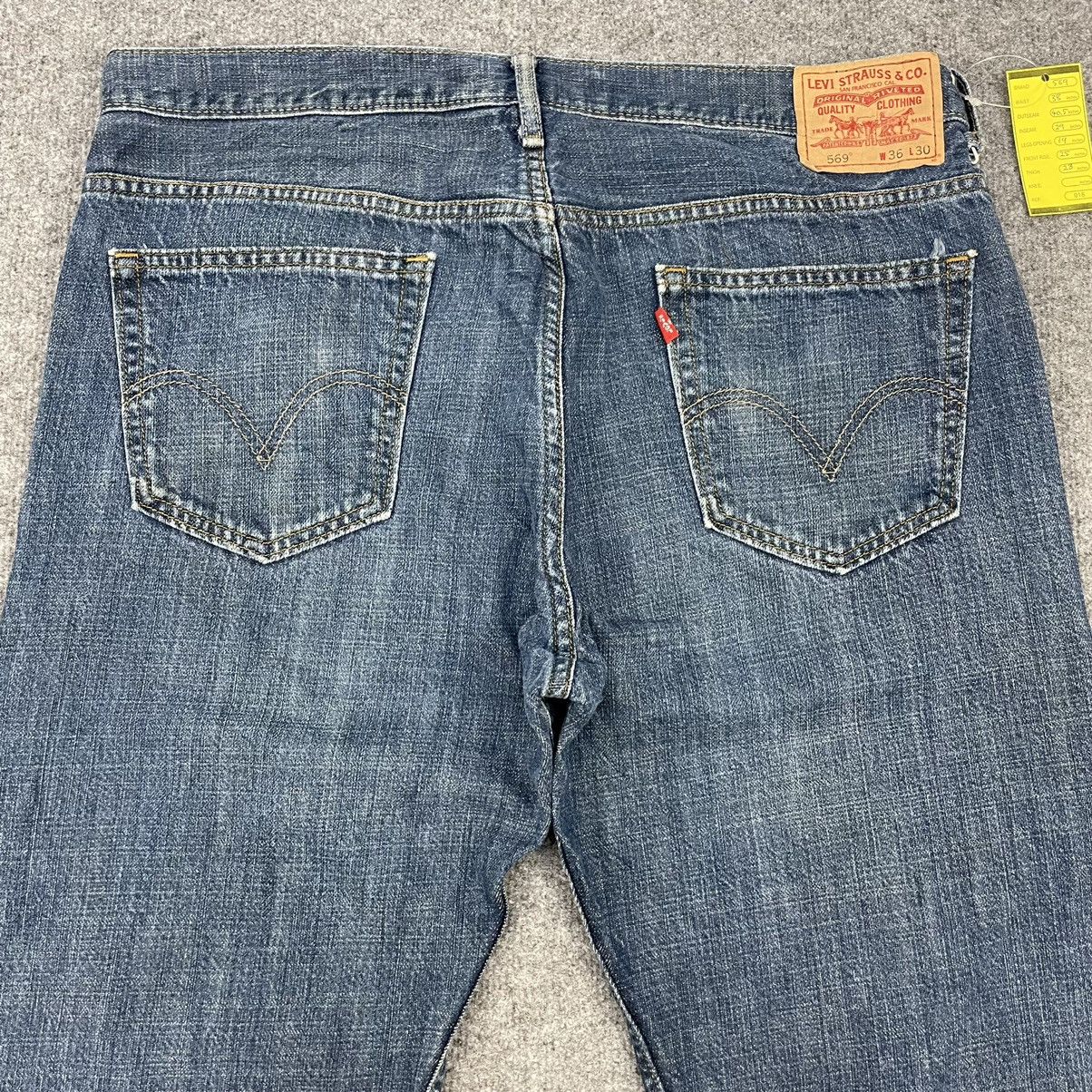 Levi's × Vintage Vintage Levi's 569 Loose Straight Cut -wc018 Size US 38 / EU 54 - 5 Thumbnail