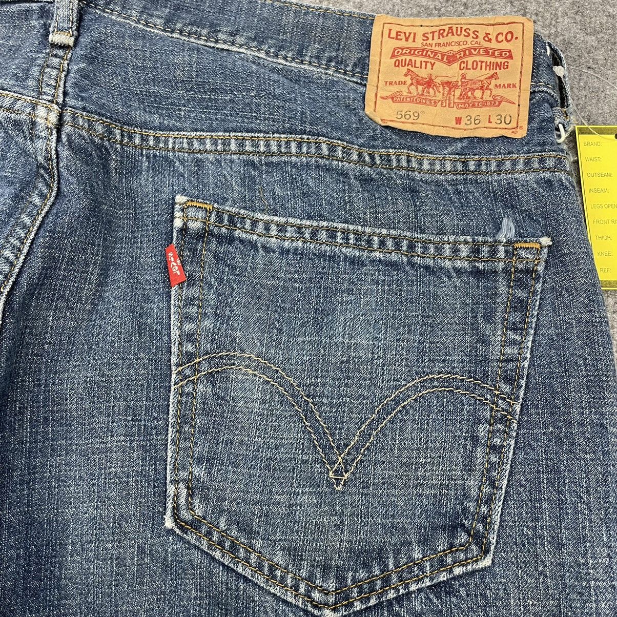 Levi's × Vintage Vintage Levi's 569 Loose Straight Cut -wc018 Size US 38 / EU 54 - 6 Thumbnail