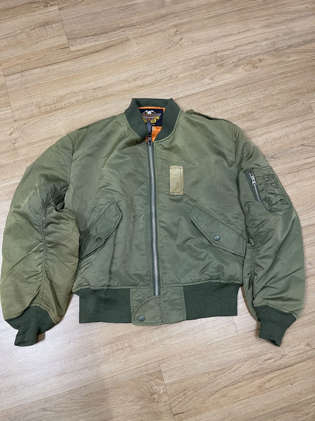 Vintage harley davidson bomber Jacket