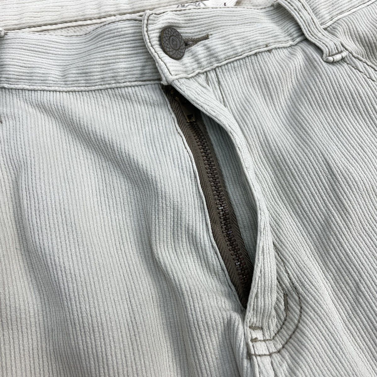 Japanese Brand × Vintage Vintage Japanese Patchwork Distressed Bootcut Pants Size US 33 - 12 Thumbnail
