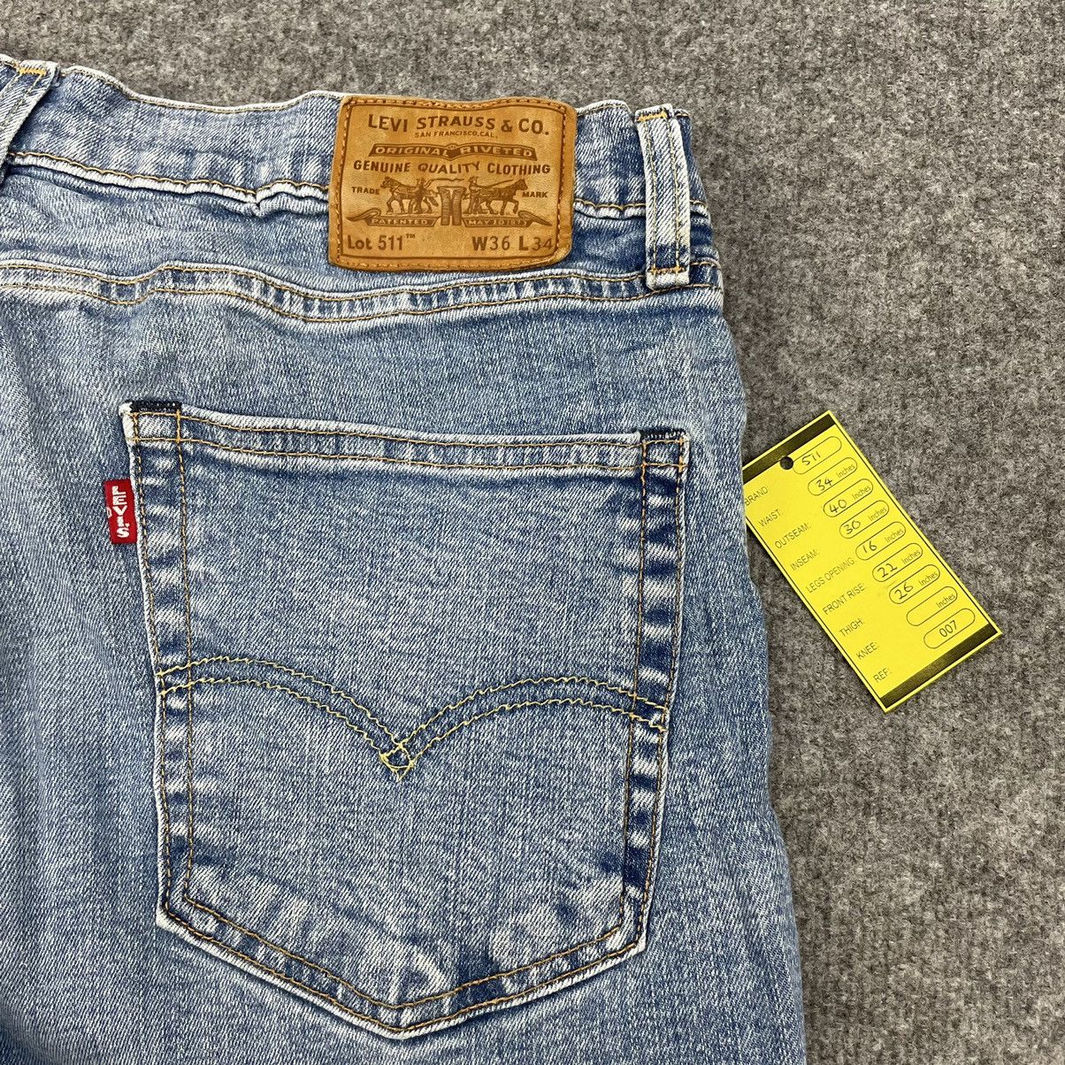 Levi's × Vintage Vintage Levi's 511 Low Cut Jeans -wc 007 Size US 34 / EU 50 - 9 Thumbnail