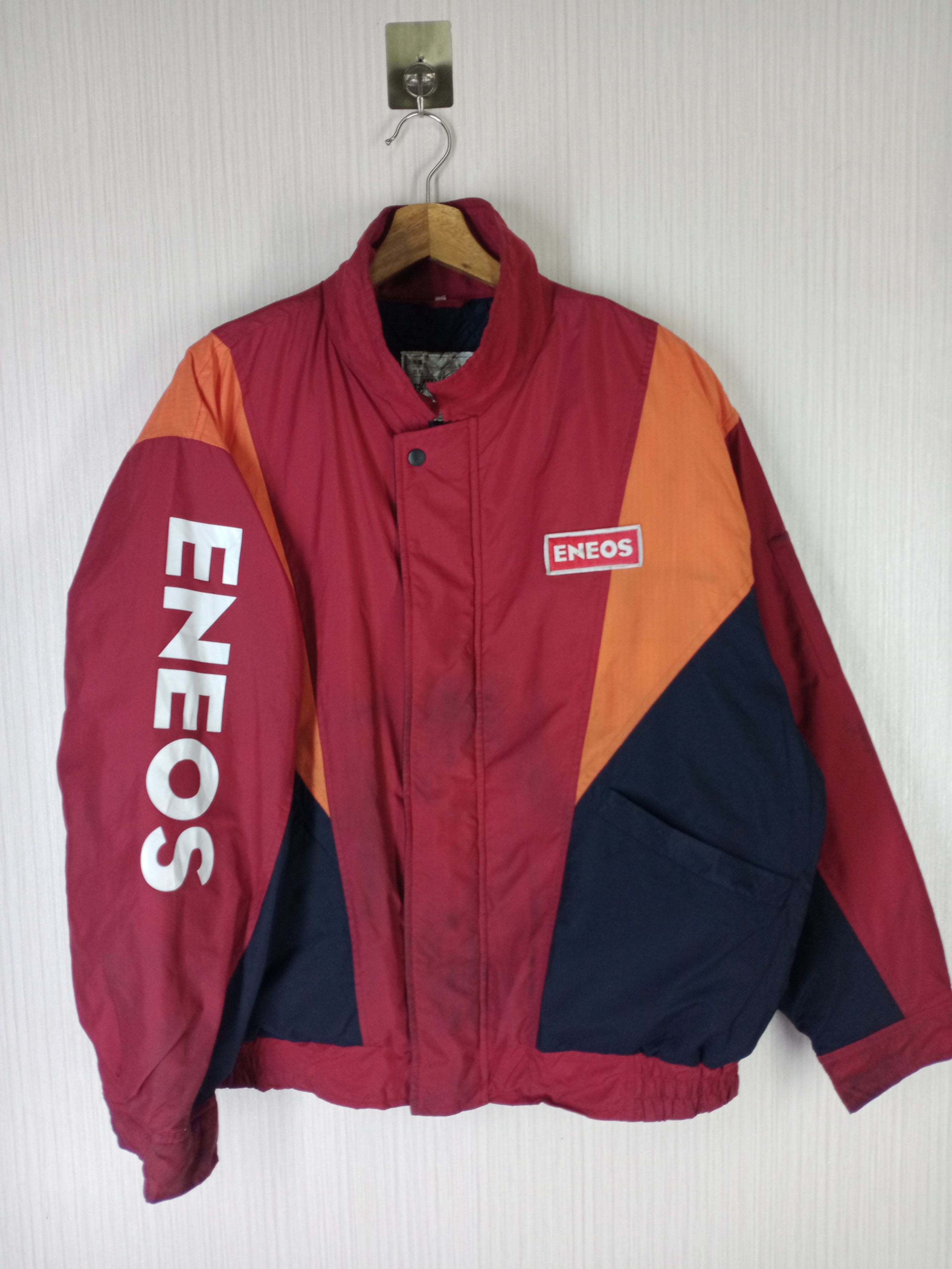 Sports Specialties × Vintage ENEOS SPELL OUT INNER QUILTED THICK RACING JACKET Size US L / EU 52-54 / 3 - 2 Thumbnail