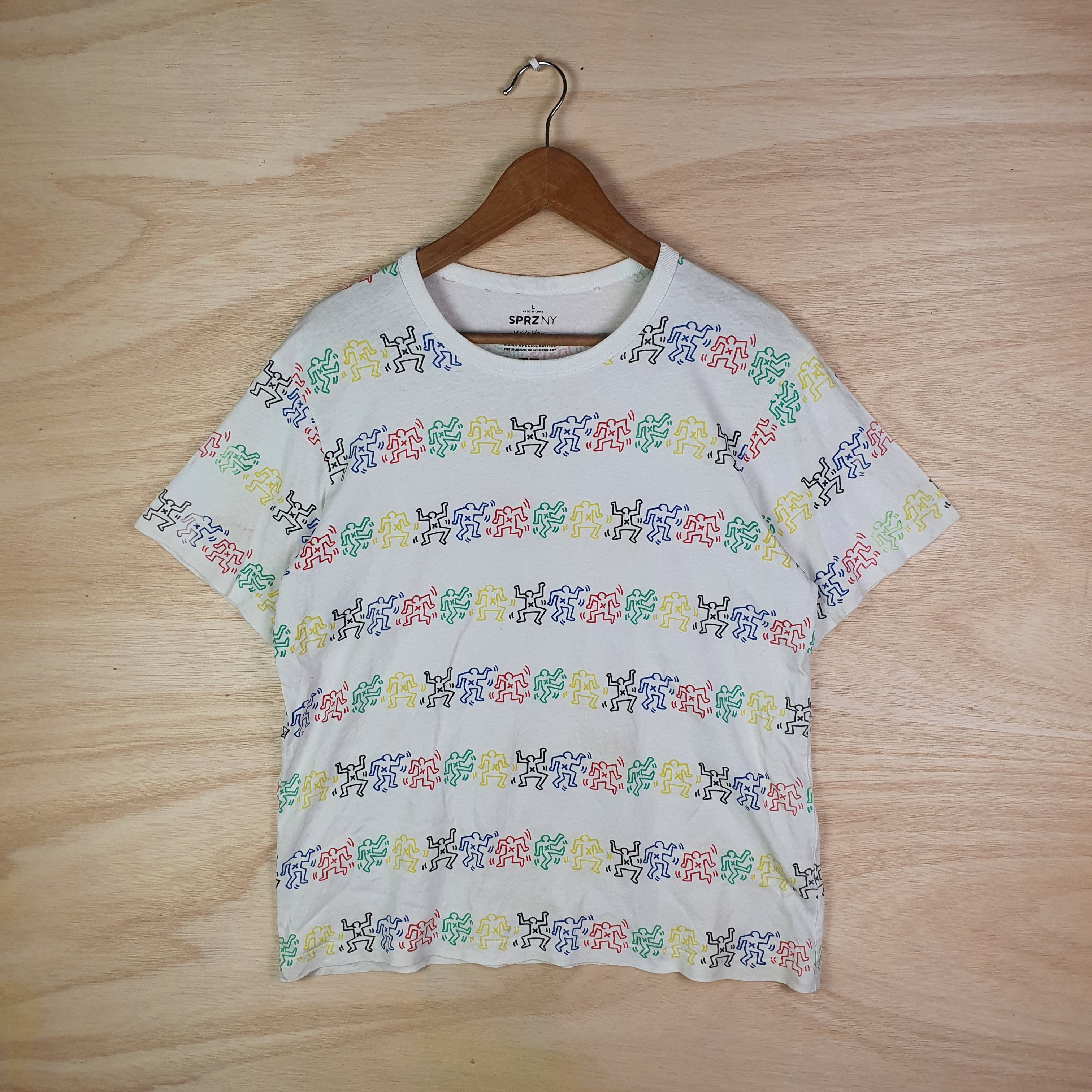 Keith Haring × Uniqlo TEE SHIRT FULL PRINT KEITH HARING BY UNIQLO Size US L / EU 52-54 / 3 - 1 Thumbnail