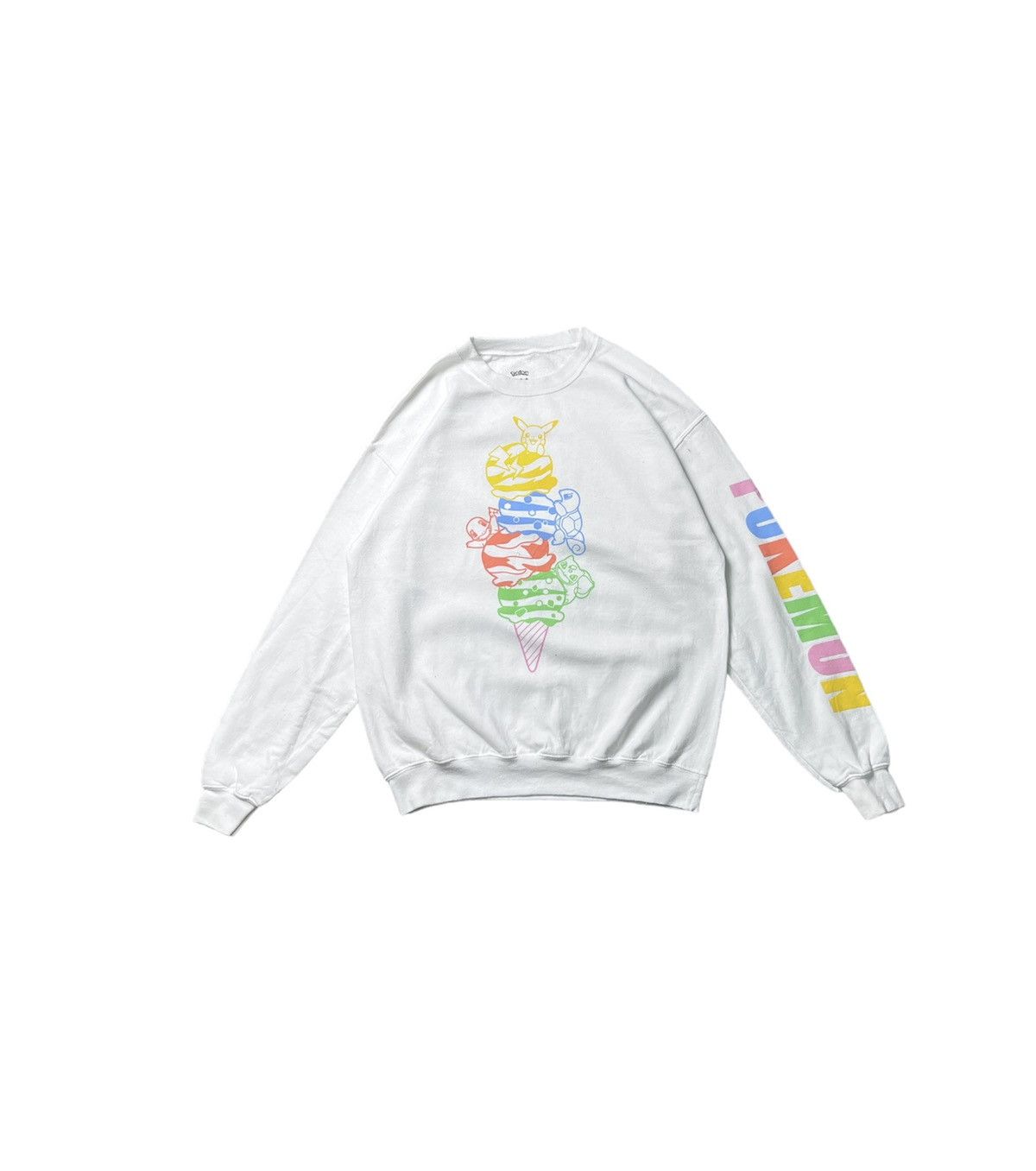 Cartoon Network × Pokemon SWEATSHIRT POKEMON ON ICE CREAM COLOURWAY SPELL OUT Size US M / EU 48-50 / 2 - 1 Thumbnail