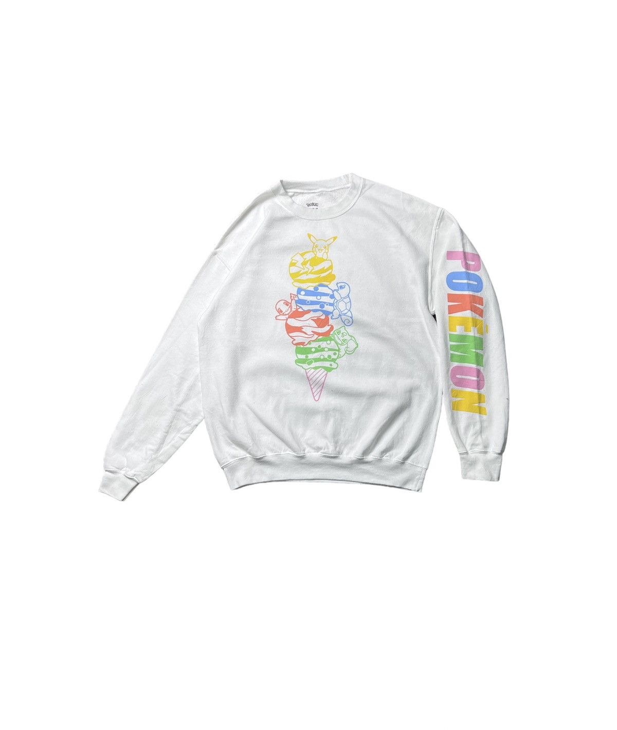 Cartoon Network × Pokemon SWEATSHIRT POKEMON ON ICE CREAM COLOURWAY SPELL OUT Size US M / EU 48-50 / 2 - 2 Thumbnail