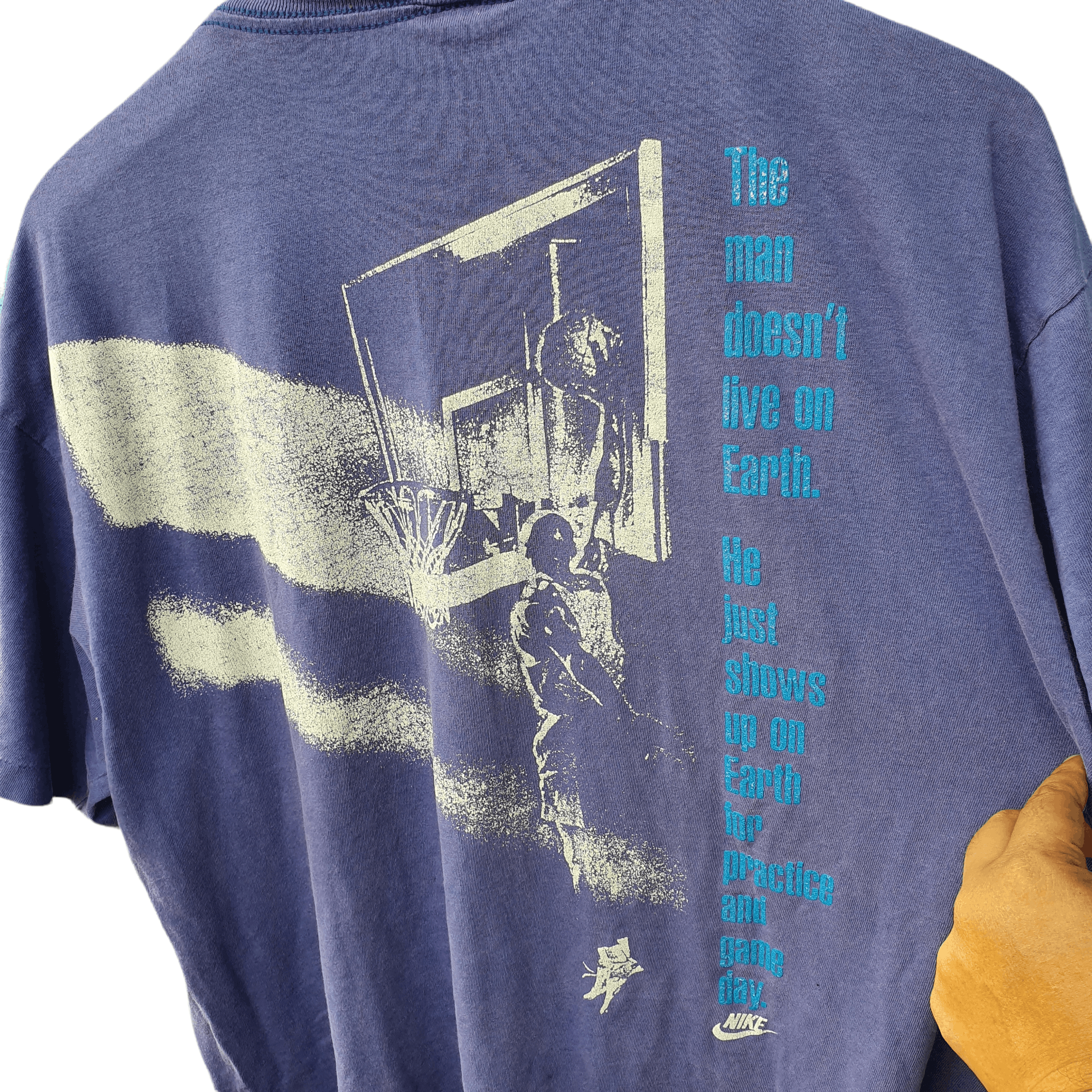 Nike × Vintage VINTAGE 90’s NIKE AIR JORDAN MICHAEL JORDAN BACK PRINT Size US XL / EU 56 / 4 - 3 Thumbnail