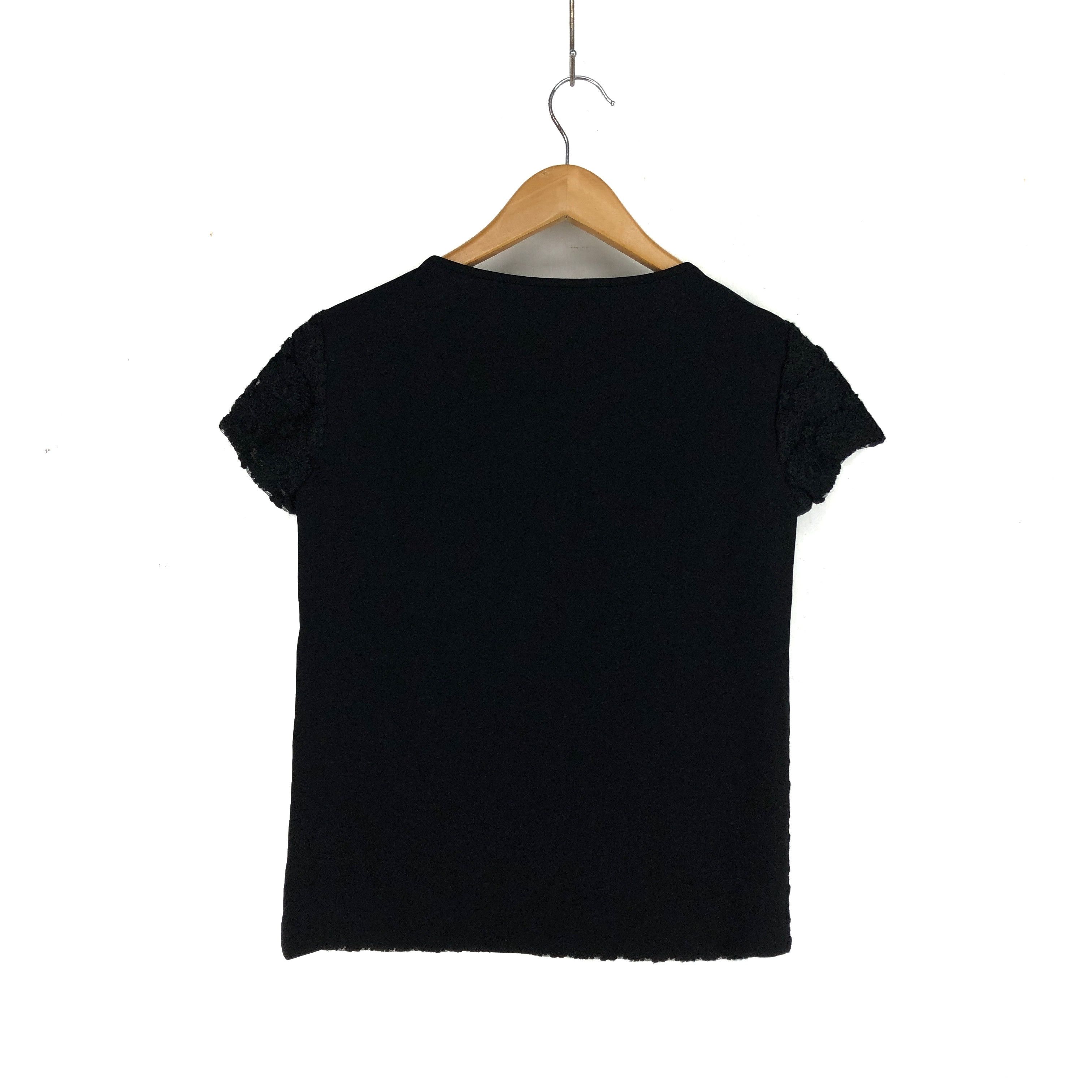 Max Mara MAX MARA Quilted Woven T Shirt #2248-78 Size S / US 4 / IT 40 - 7 Thumbnail
