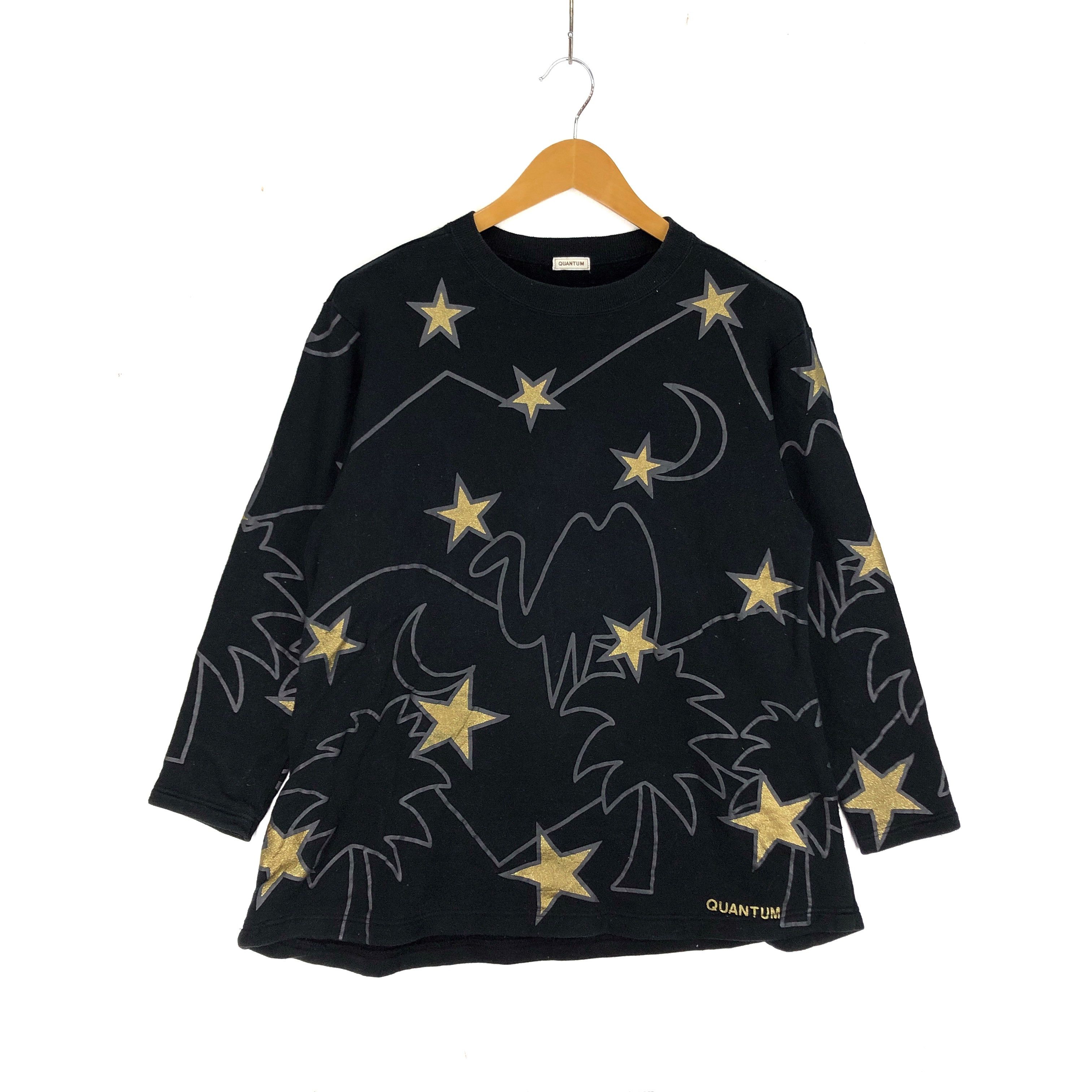 Japanese Brand QUANTUM Women Sweatshirt Jumper #2544-89 Size M / US 6-8 / IT 42-44 - 1 Thumbnail