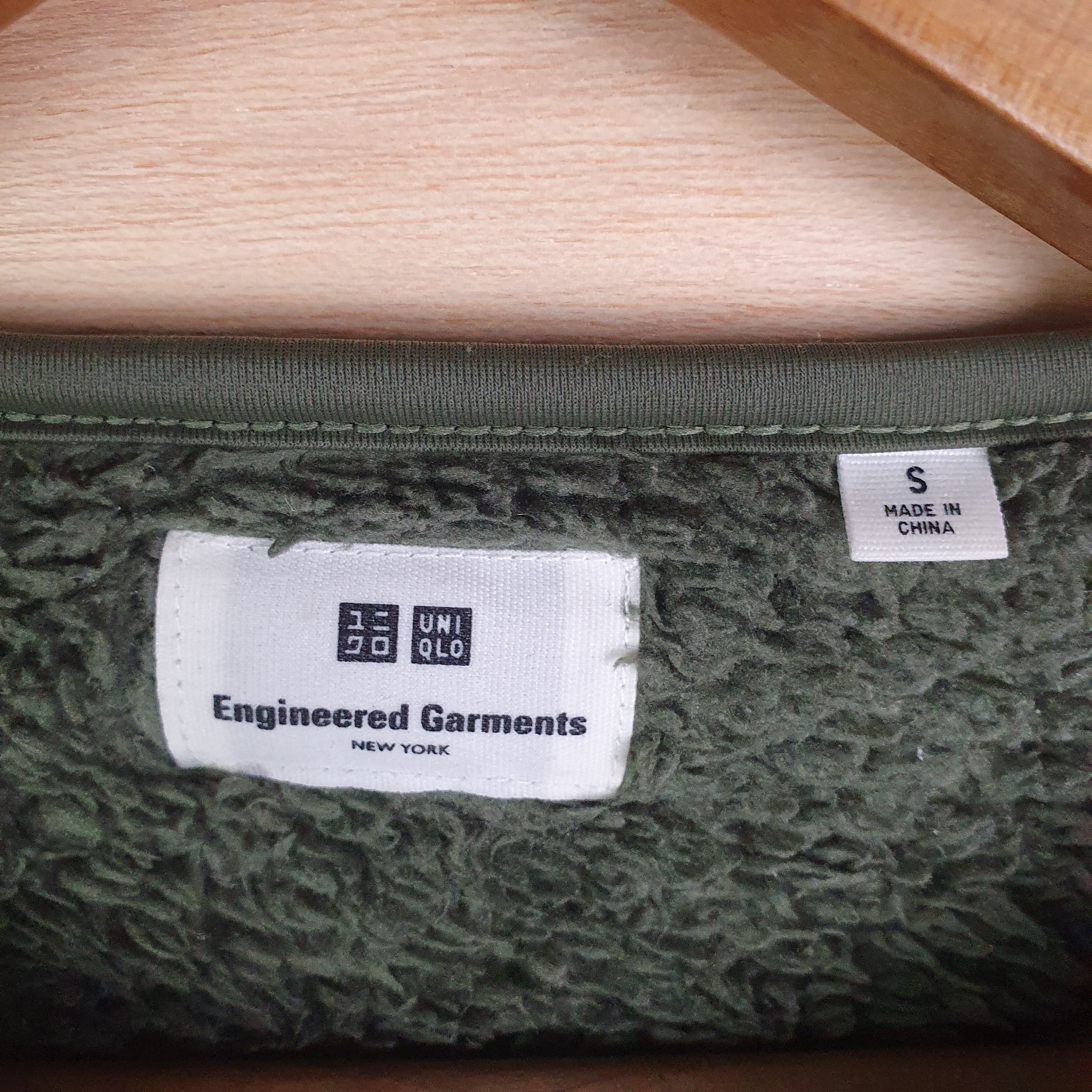 Engineered Garments × Japanese Brand × Uniqlo SHERPA FLEECE POCKET SWEATSHIRT Size US S / EU 44-46 / 1 - 3 Thumbnail