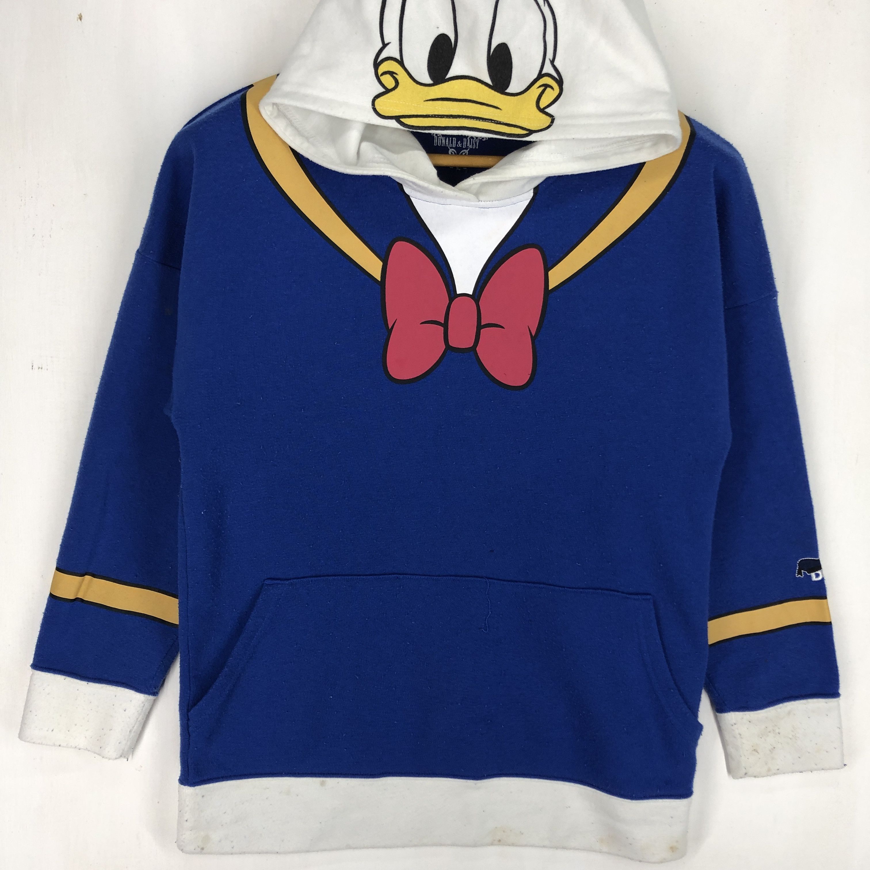 Disney DONALD AND DAISY Hoodie Pullover #2490-87 Size S / US 4 / IT 40 - 3 Thumbnail